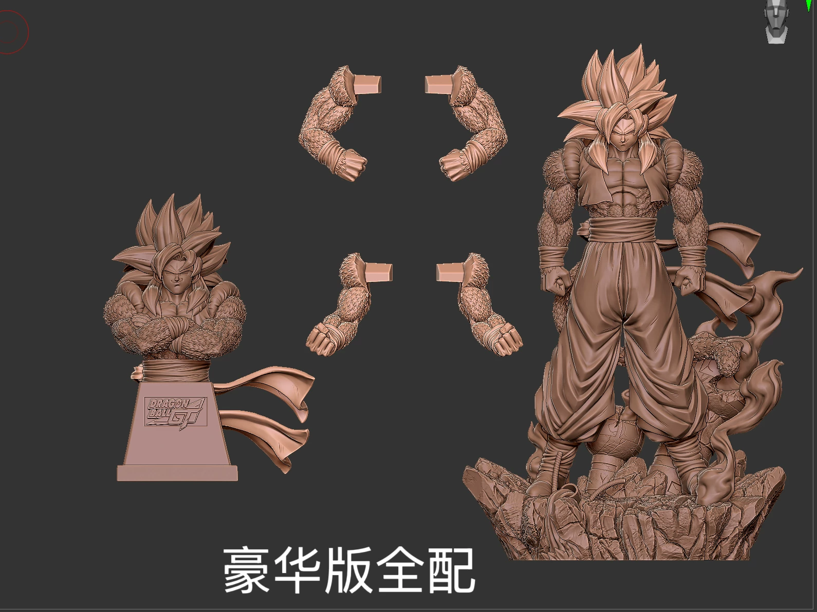 【Pre-sale】1/6 Scale Gogeta-LP Studio