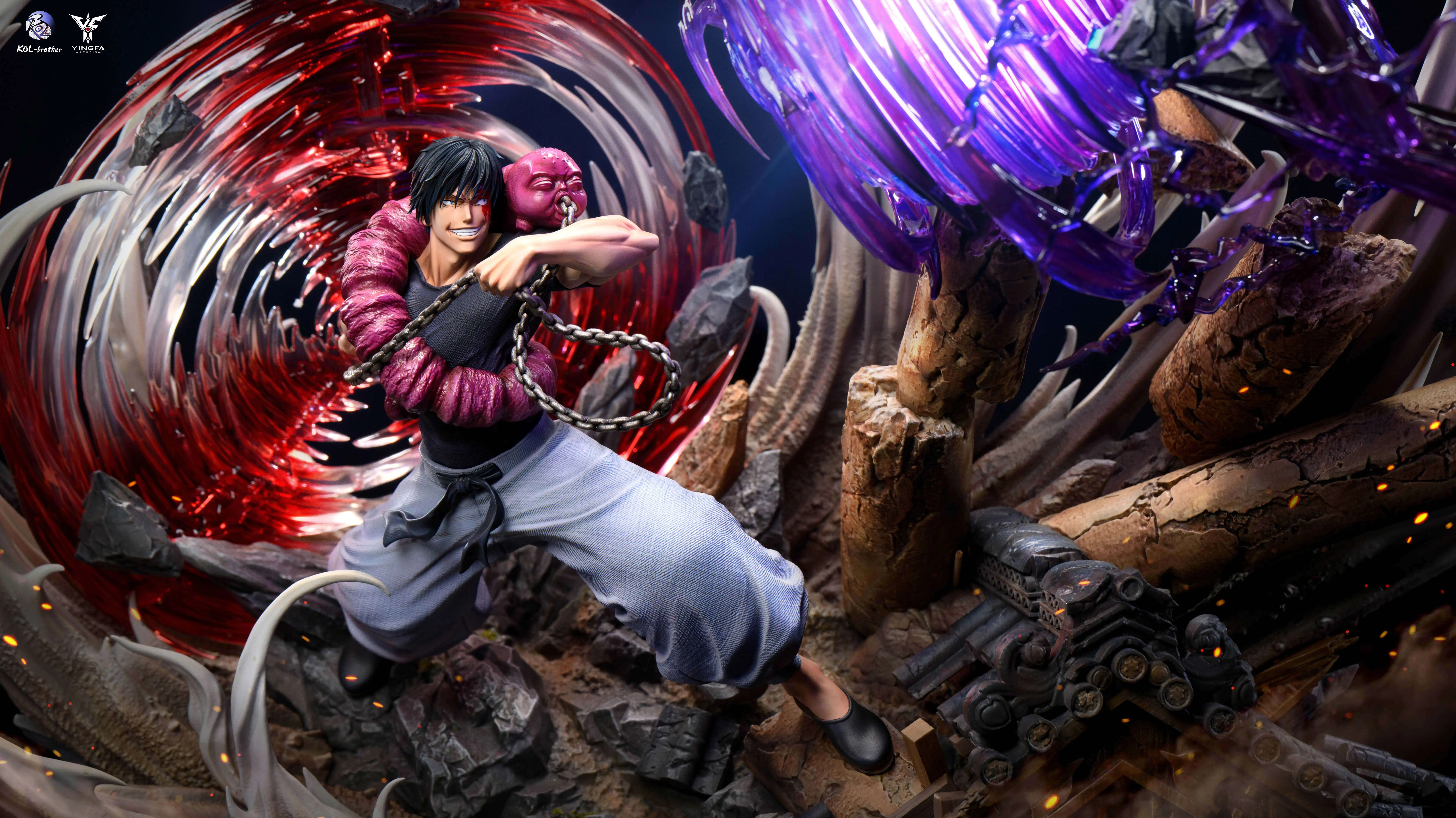 【Pre-sale】1/6 Scale Gojo VS Fushiguro Toji‌-Jujutsu Kaisen-Kol and YingFa Studio