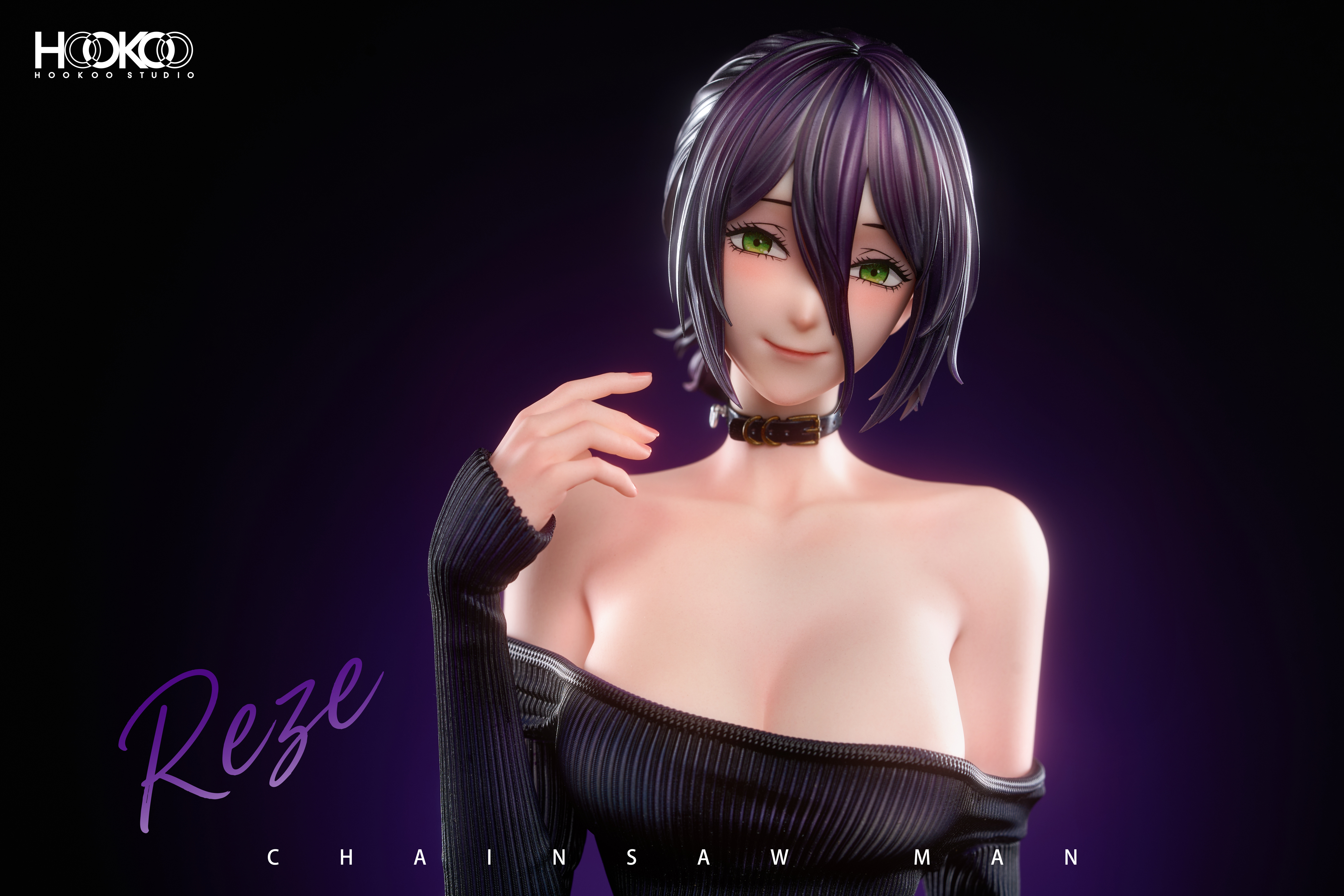 【Pre-sale】1/4 Scale Coffee Girl Reze-Chainsaw Man-HOOKOO Studio