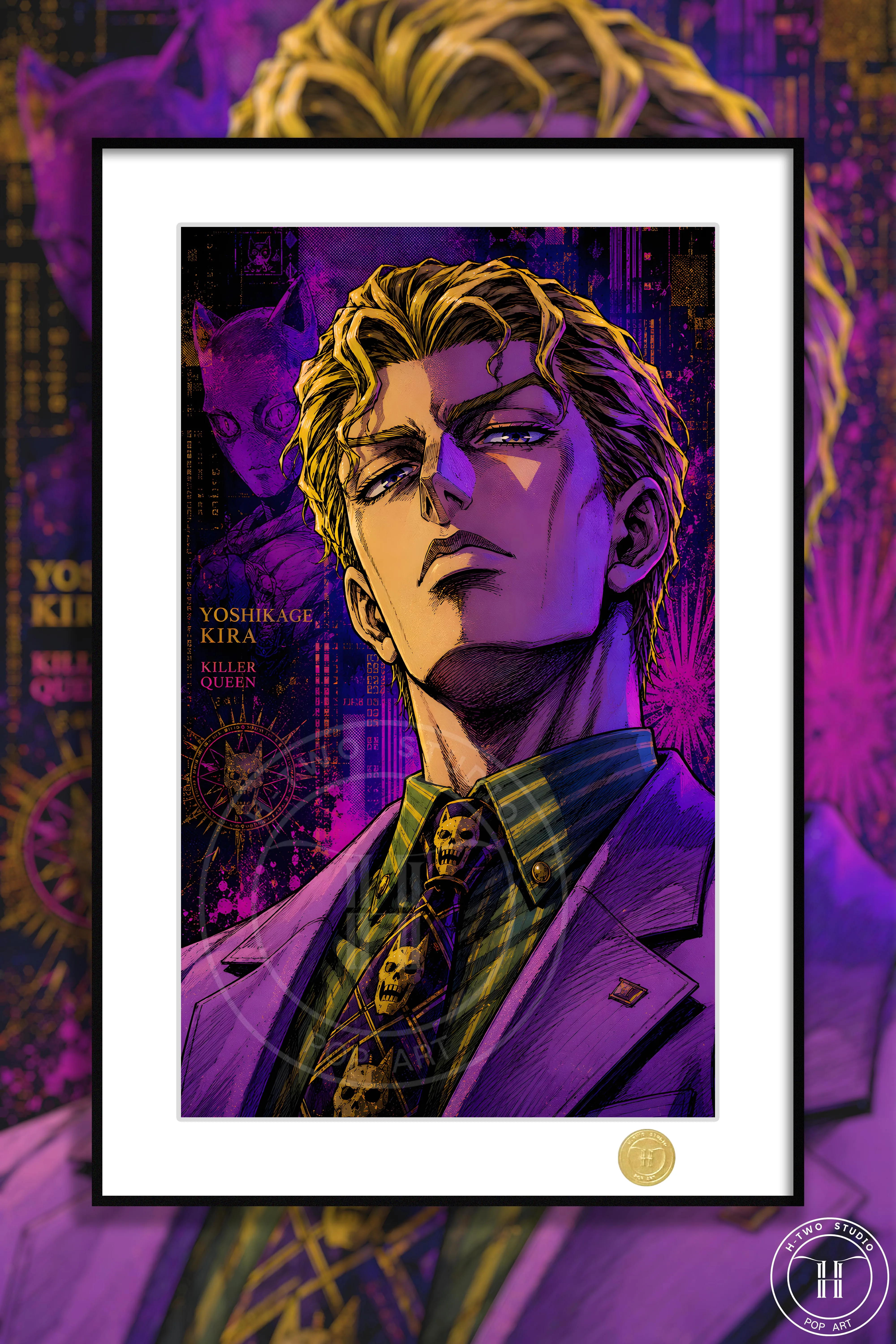 【Pre-sale】Decorative Painting of Kira Yoshikage-JoJo's Bizarre Adventure-H2 Studio