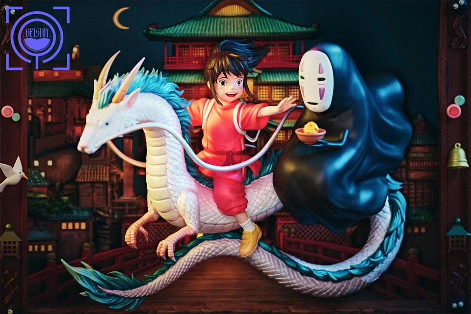 【Pre-sale】Chihiro, Haku and No face Card-Spirited Away-GEISHA Studio