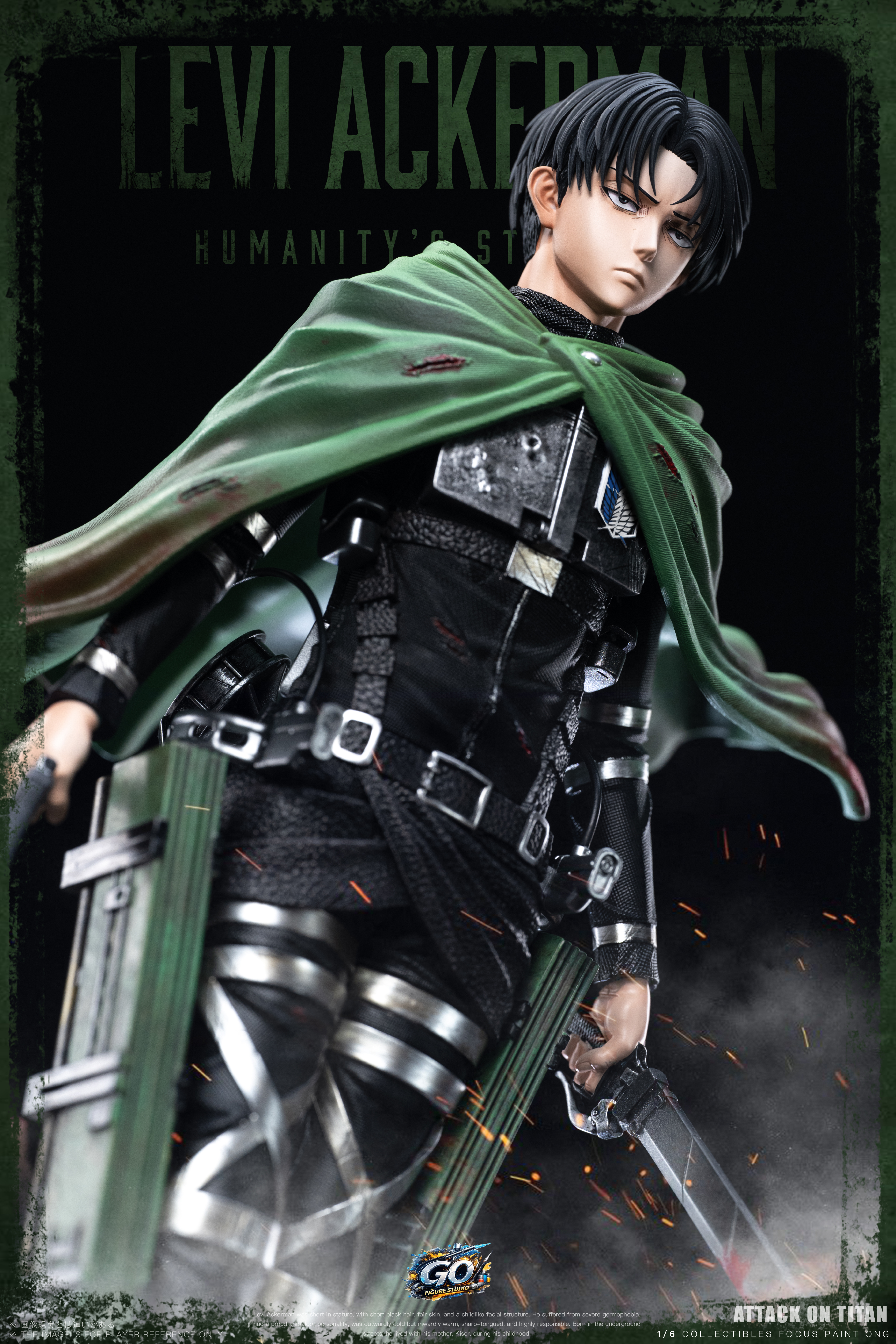 【Pre-sale】Levi-Attack on Titan-GO FIGURE Studio