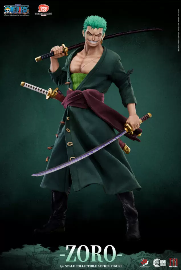 【Pre-sale】1/6 Scale Roronoa Zoro Action Figure Licensed-One Piece-JIMEI PALACE × Pixel Poses Studios