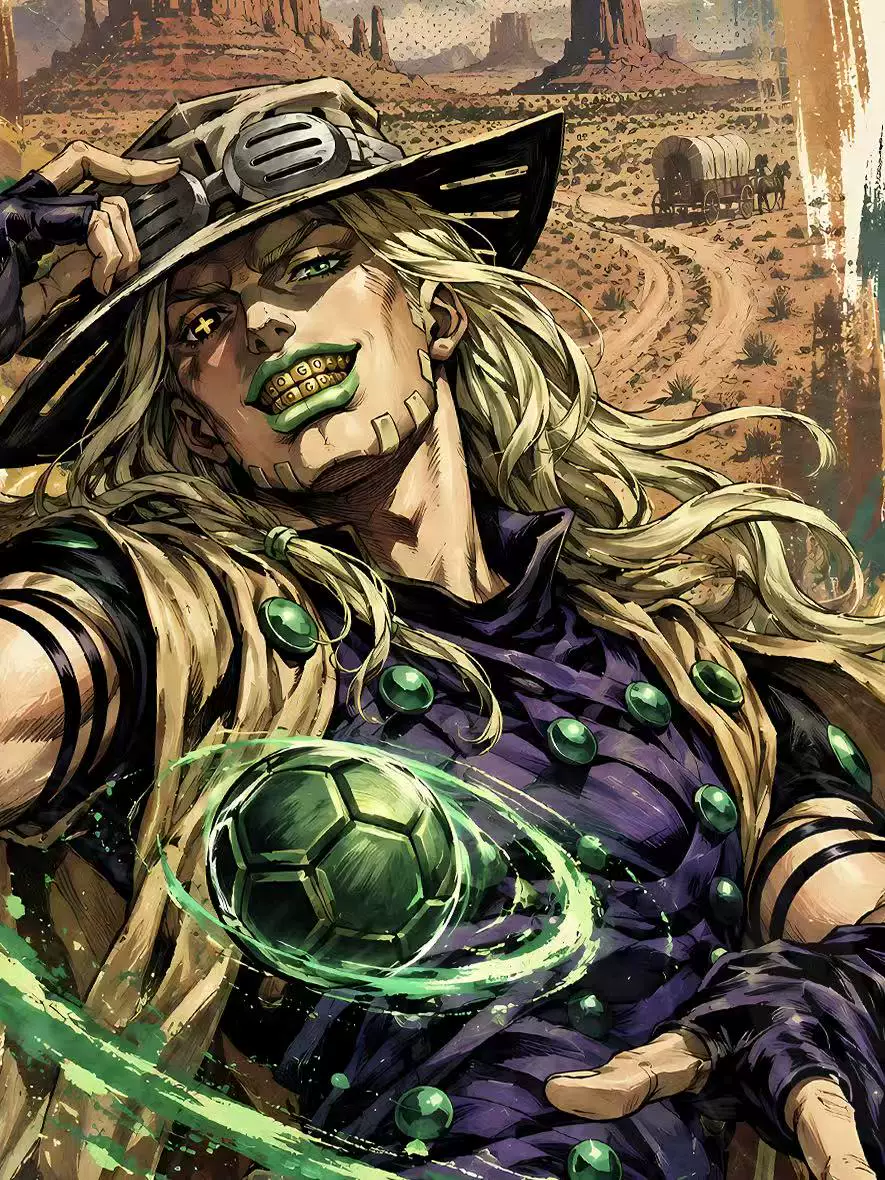 【Pre-sale】Decorative Painting of Steel Spin-JoJo's Bizarre Adventure-XingKong Studio