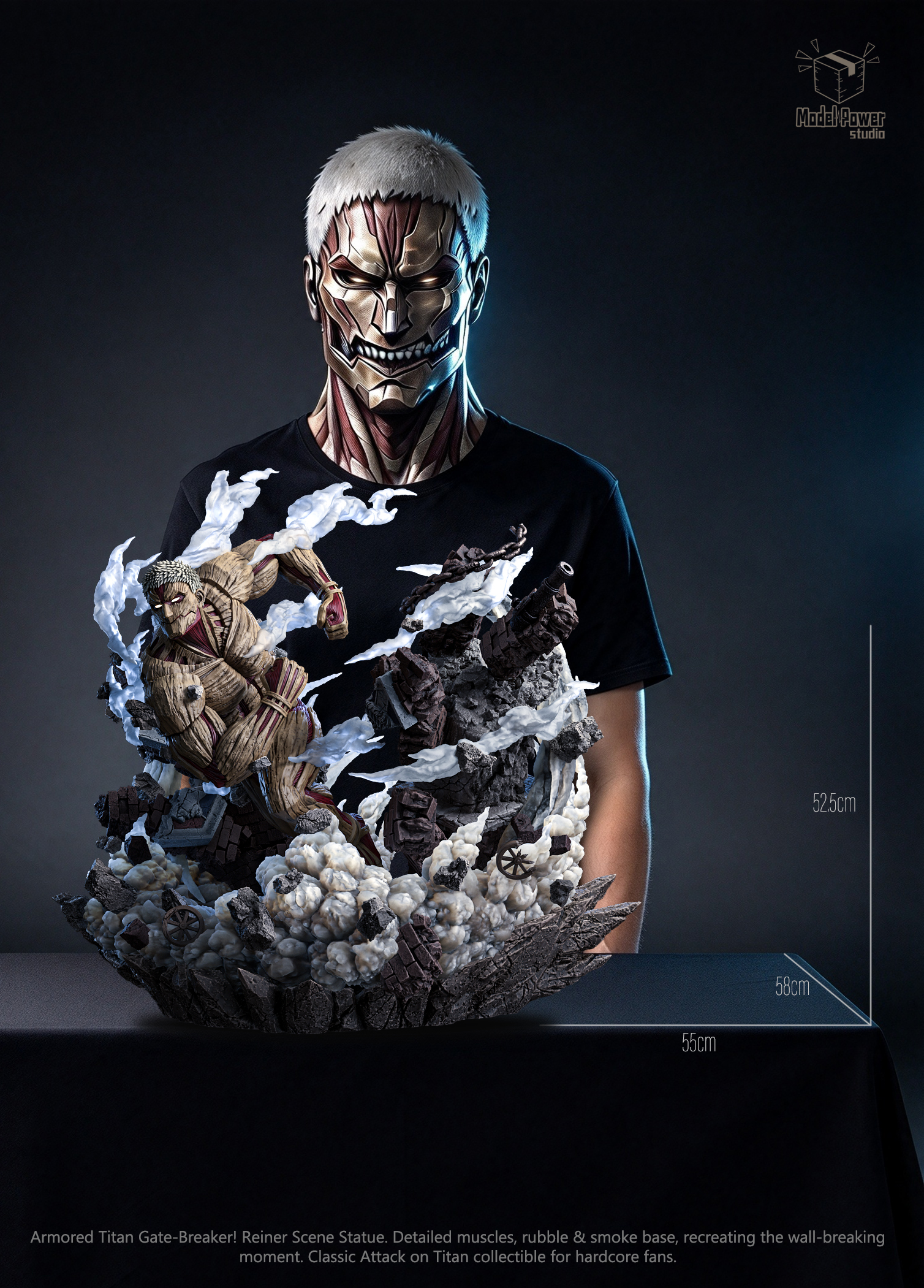 【Pre-sale】The Armored Titan-Attack on Titan-Model Power studio