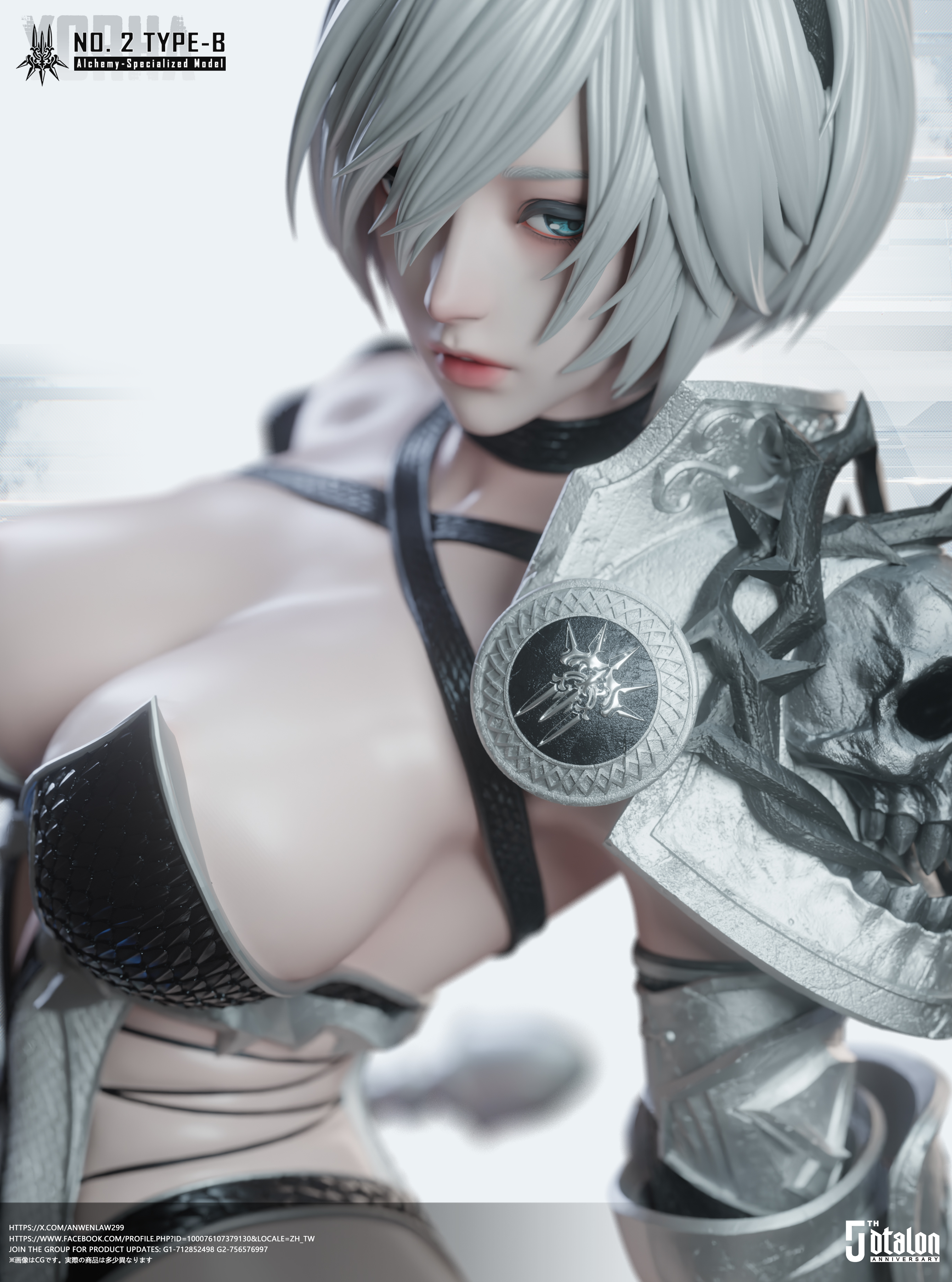 【Pre-sale】1/4 Scale NieR 2B-NieR:Automata-Dtalon Production Studio