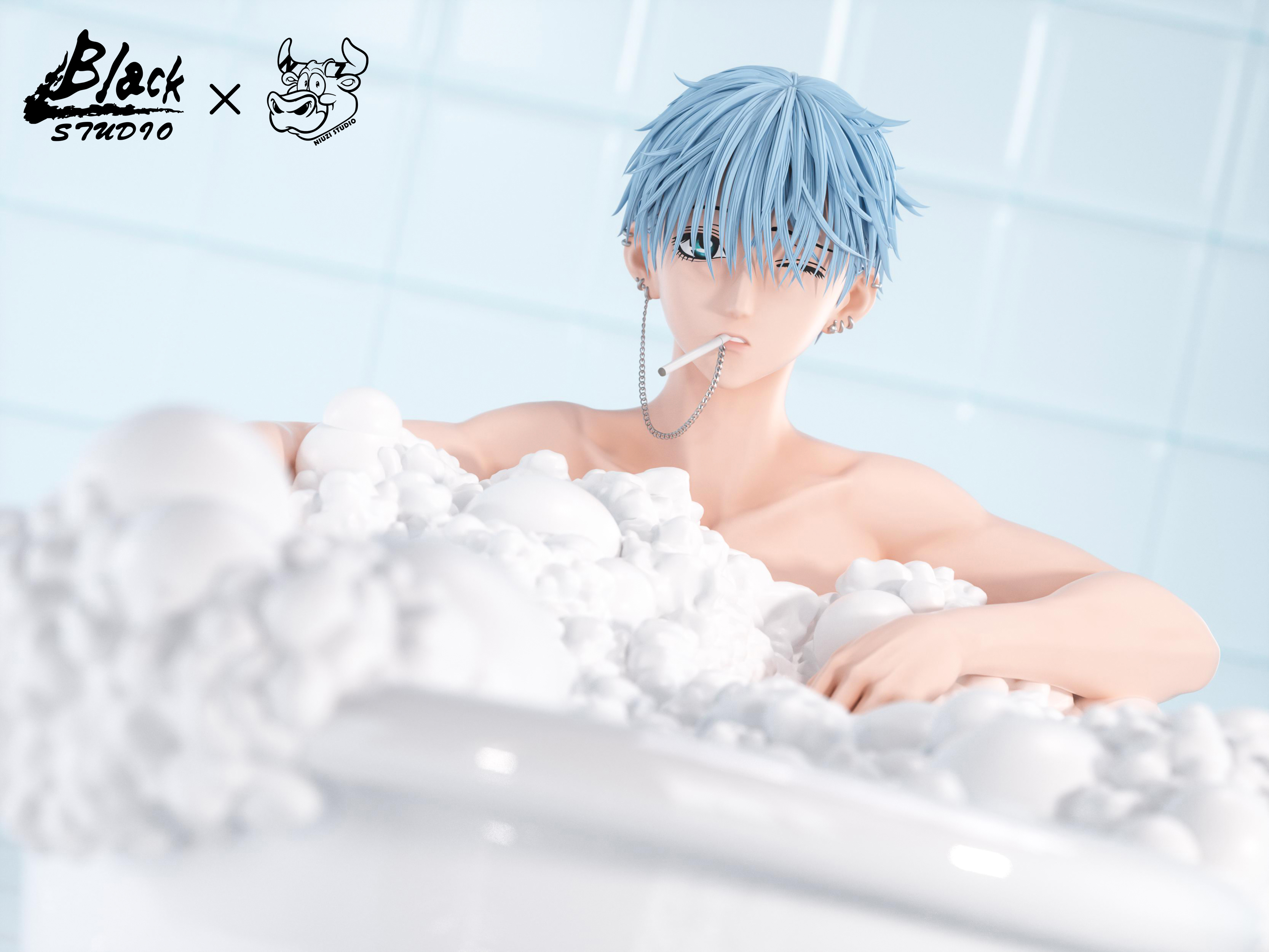 【Pre-sale】1/6 Scale Bathtub Okazaki Shinichi-BLACK and NIUZI Studios