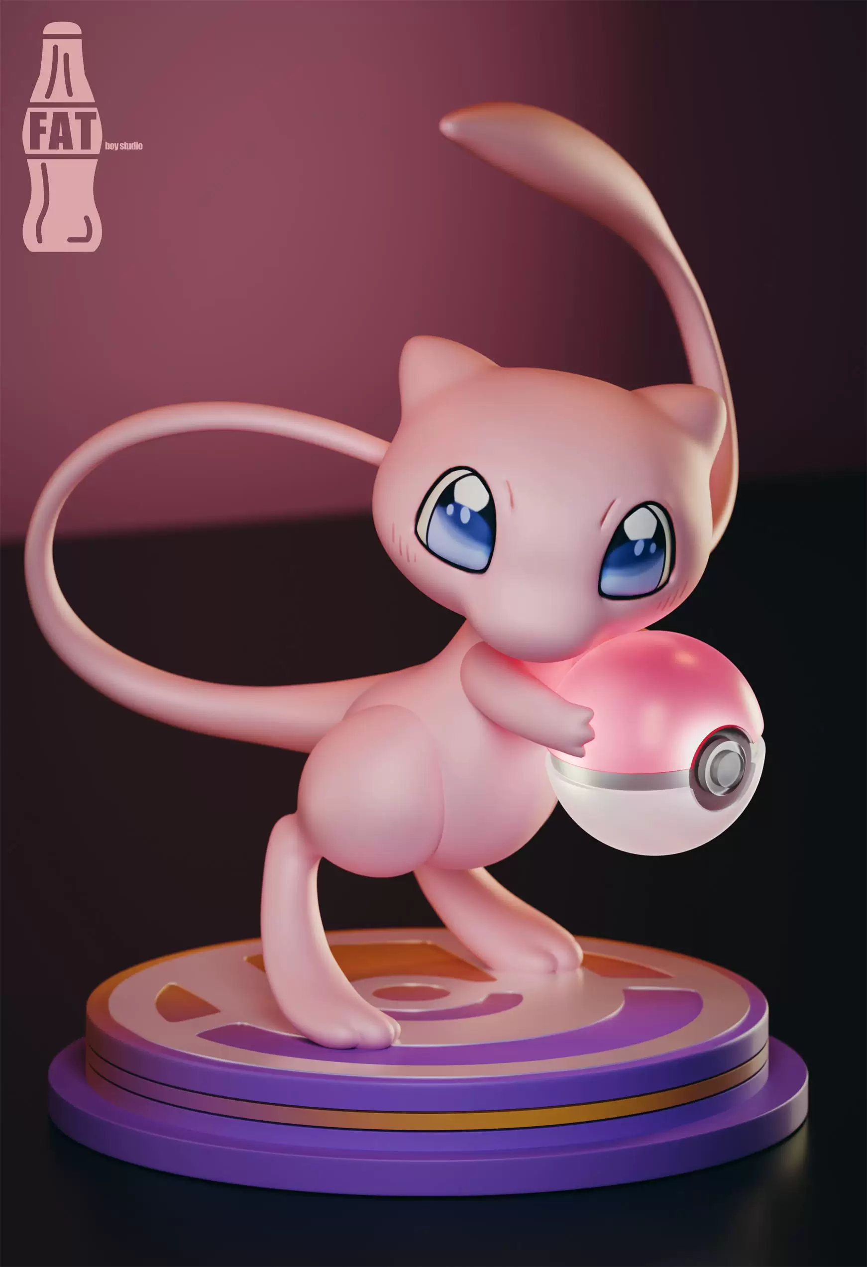 【Pre-sale】1/3 Scale Mew Poké Ball-FAT BOY Studio