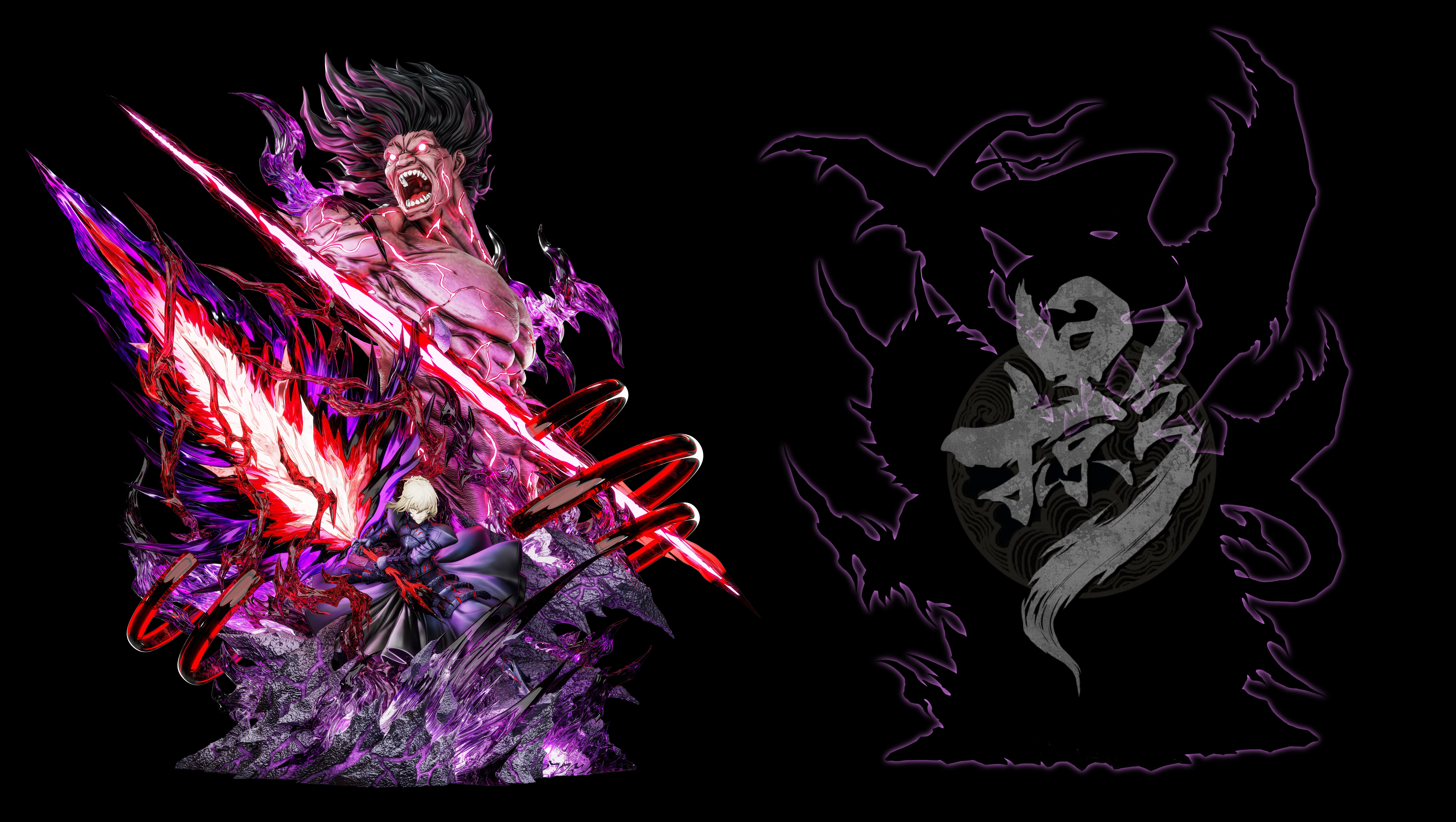 【Pre-sale】1/4 Scale 002 Black Saber-LueYing and DEMONS Studios