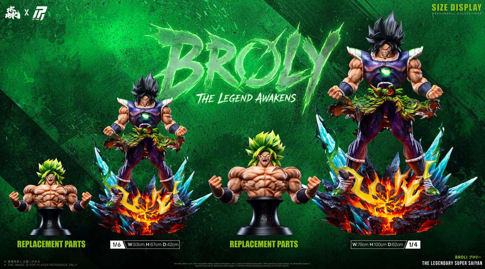 【Pre-sale】1/6 Scale Broly with LED-Dragon Ball-Miao × TOP 1 Studio