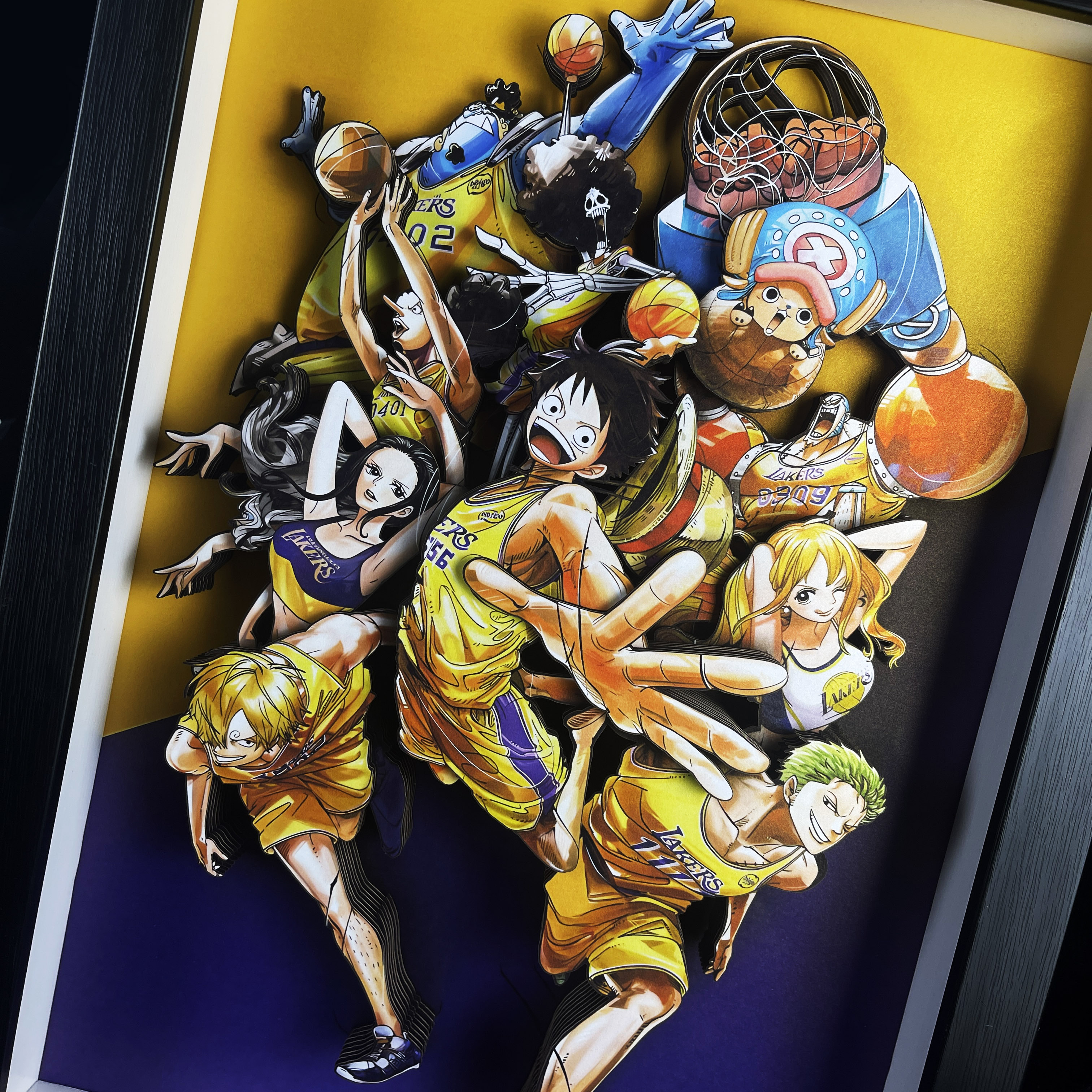 【Pre-sale】Decorative Painting of Mugiwara X Lakers-Black and White Studio