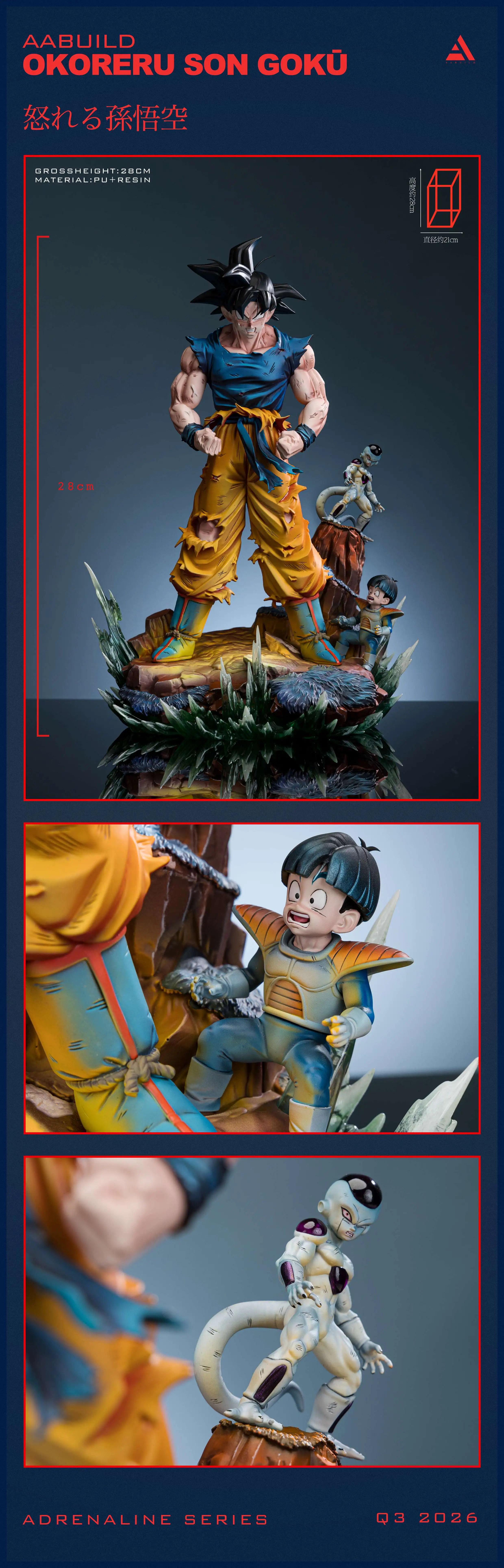 【Pre-sale】Okoreru Son Goku-Dragon Ball-AAbuild Studio