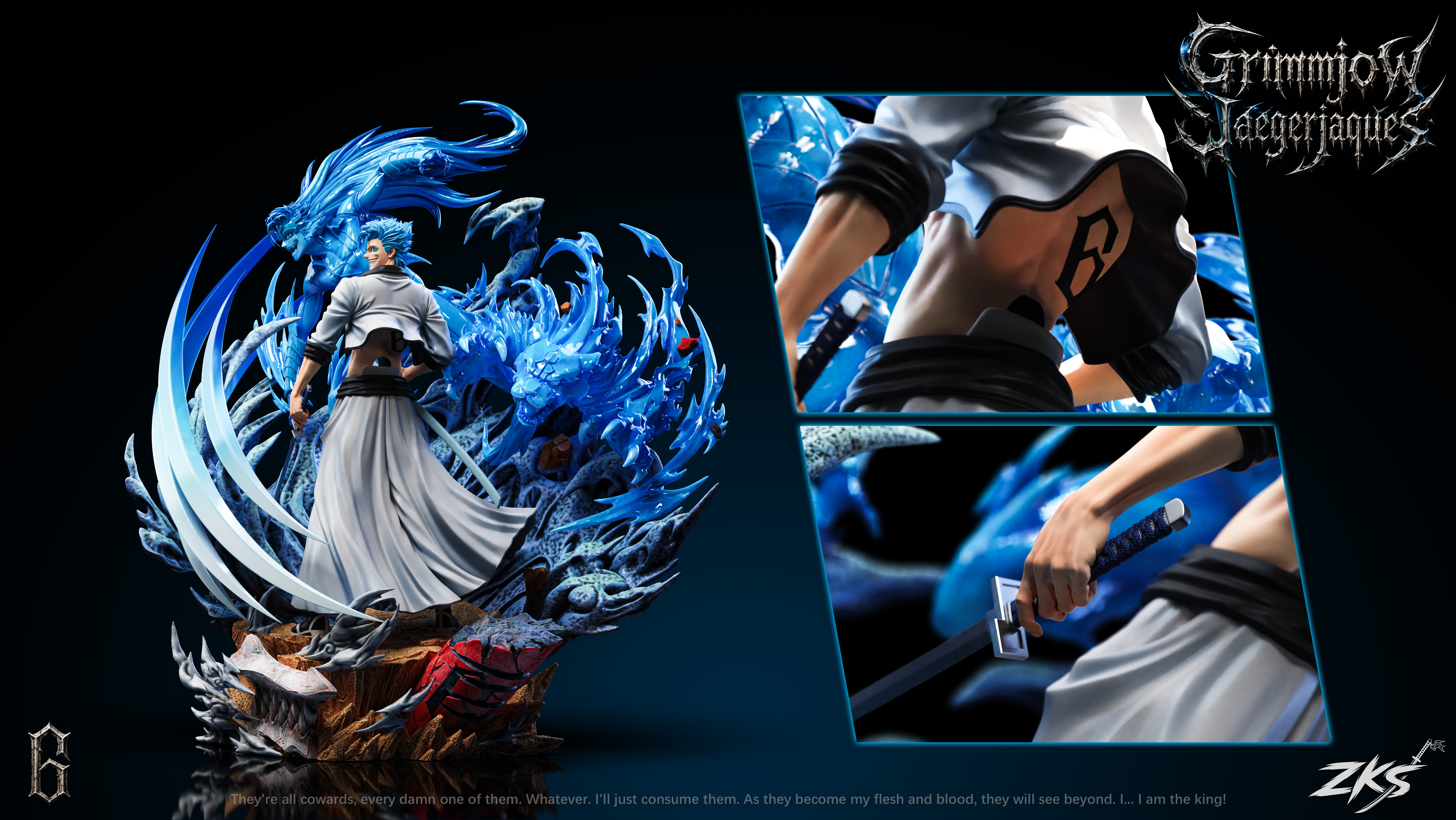 【Pre-sale】1/6 Scale Grimmjow Jaegerjaques-Bleach-ZKS Studio