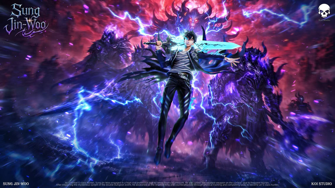 【Pre-sale】1/6 Scale Sung Jin Woo with LED-Koi Studio