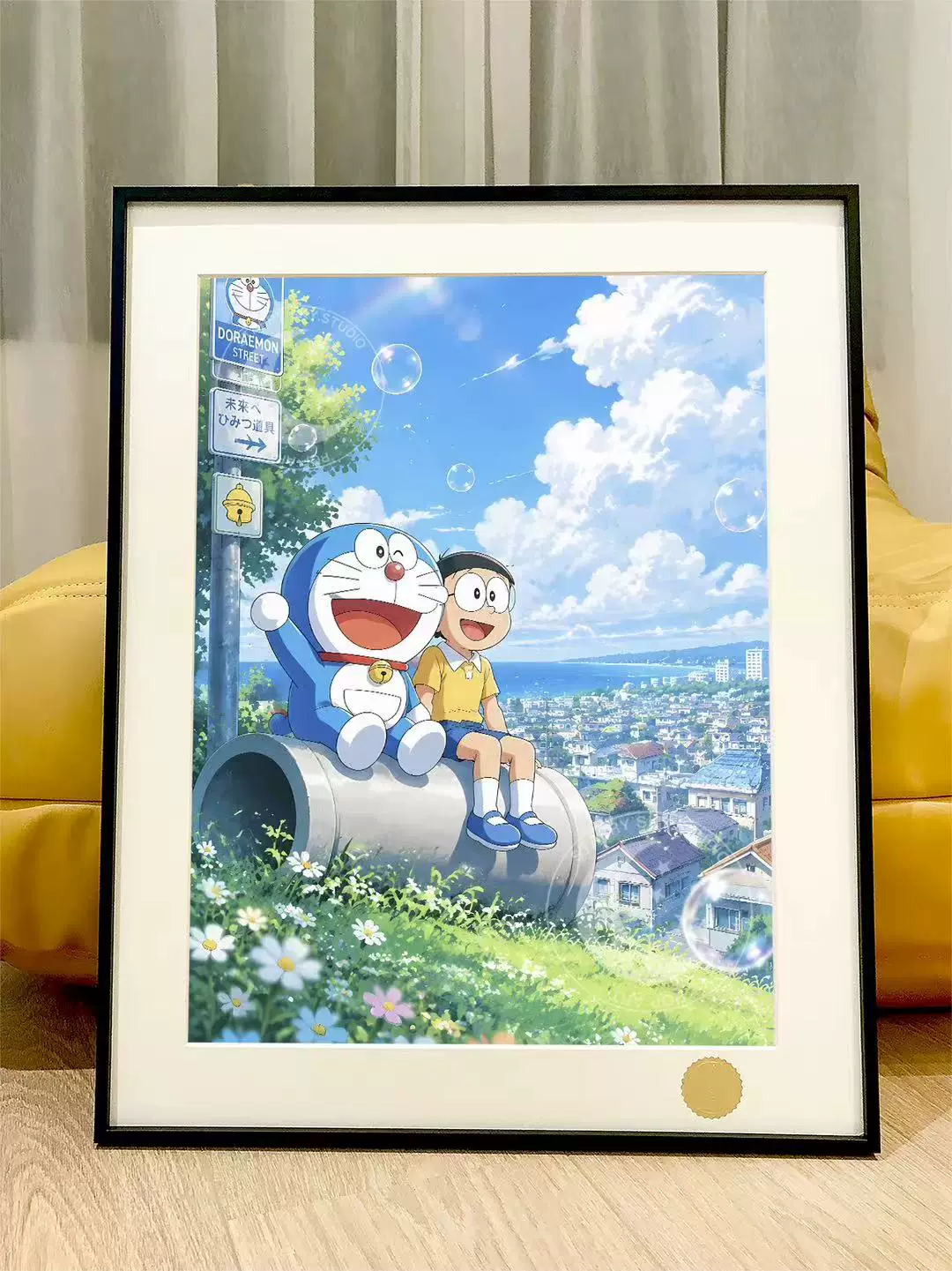 【Pre-sale】Decorative Painting of Doraemon and Nobi Nobita-XingKong Studio