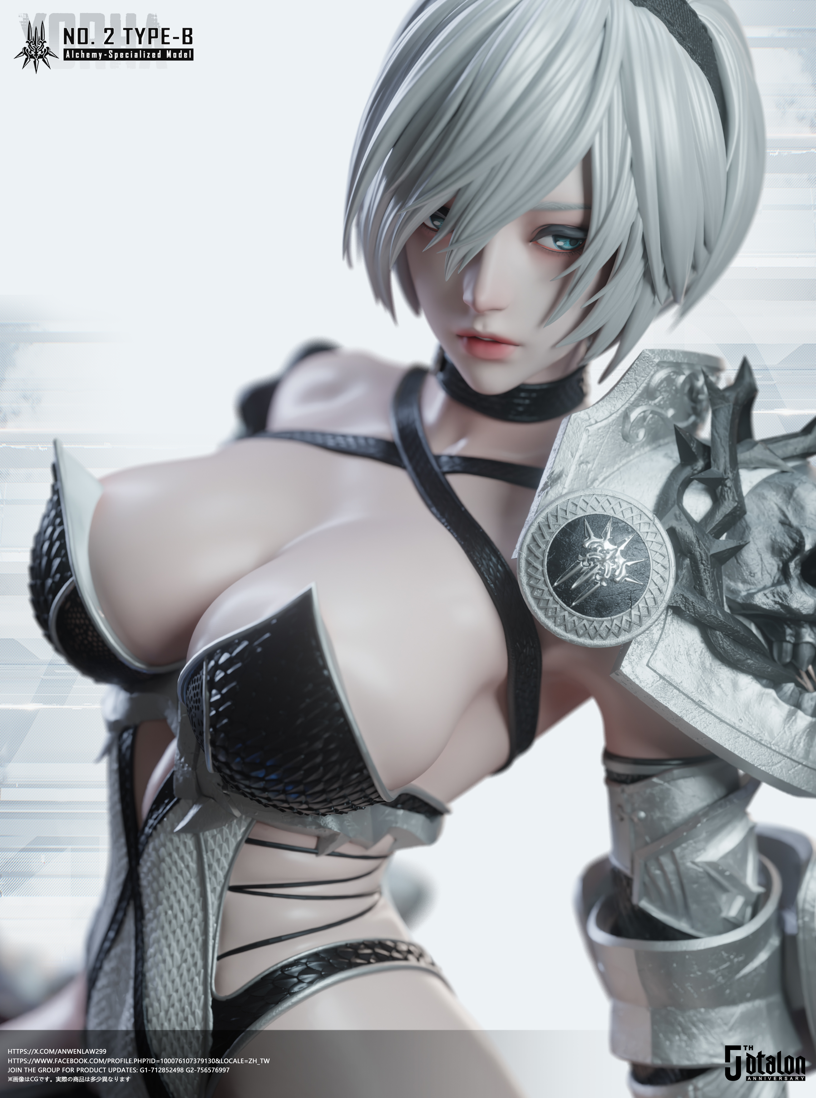 【Pre-sale】1/4 Scale NieR 2B-NieR:Automata-Dtalon Production Studio