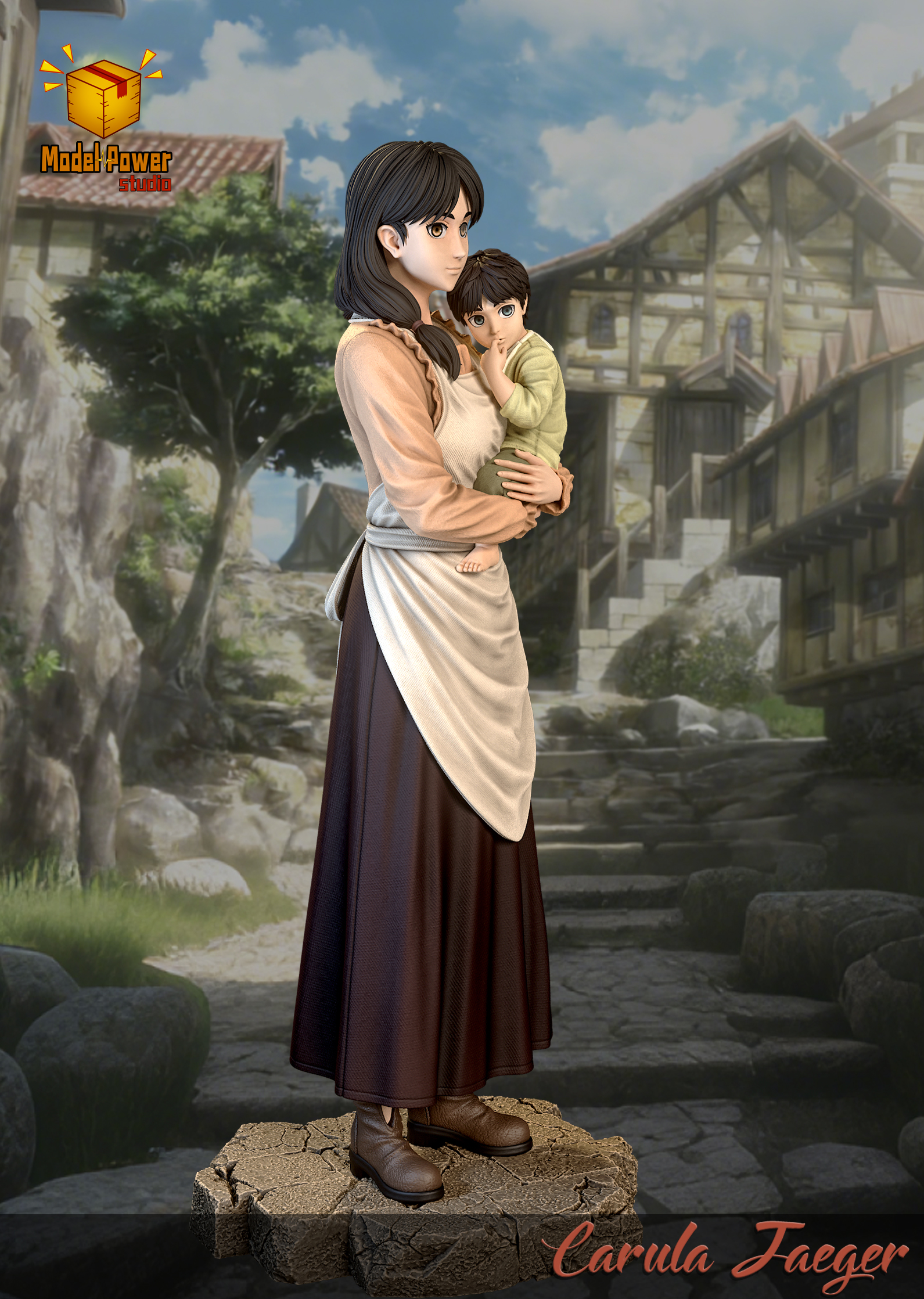 【Pre-sale】Carla Jeager and Eren Jeager-Model Power Studio