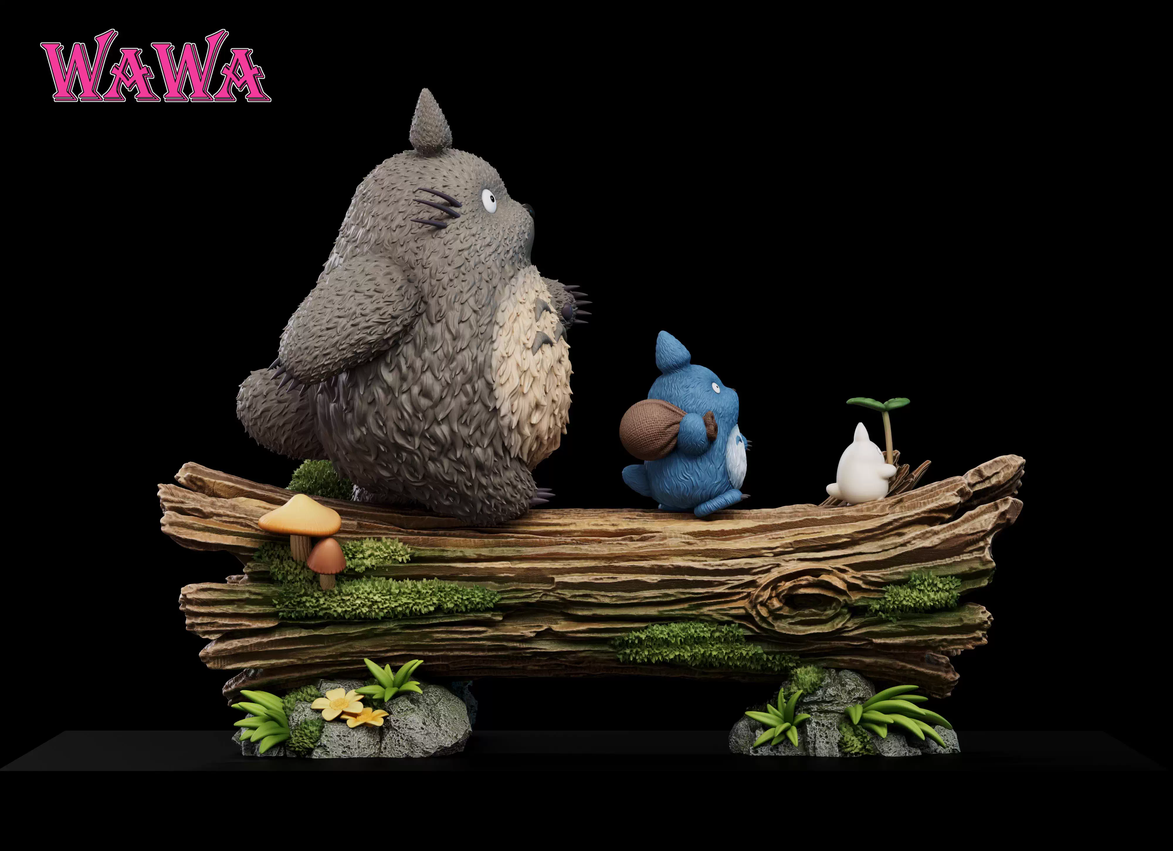 【Pre-sale】Three Totoros-WAWA Studio