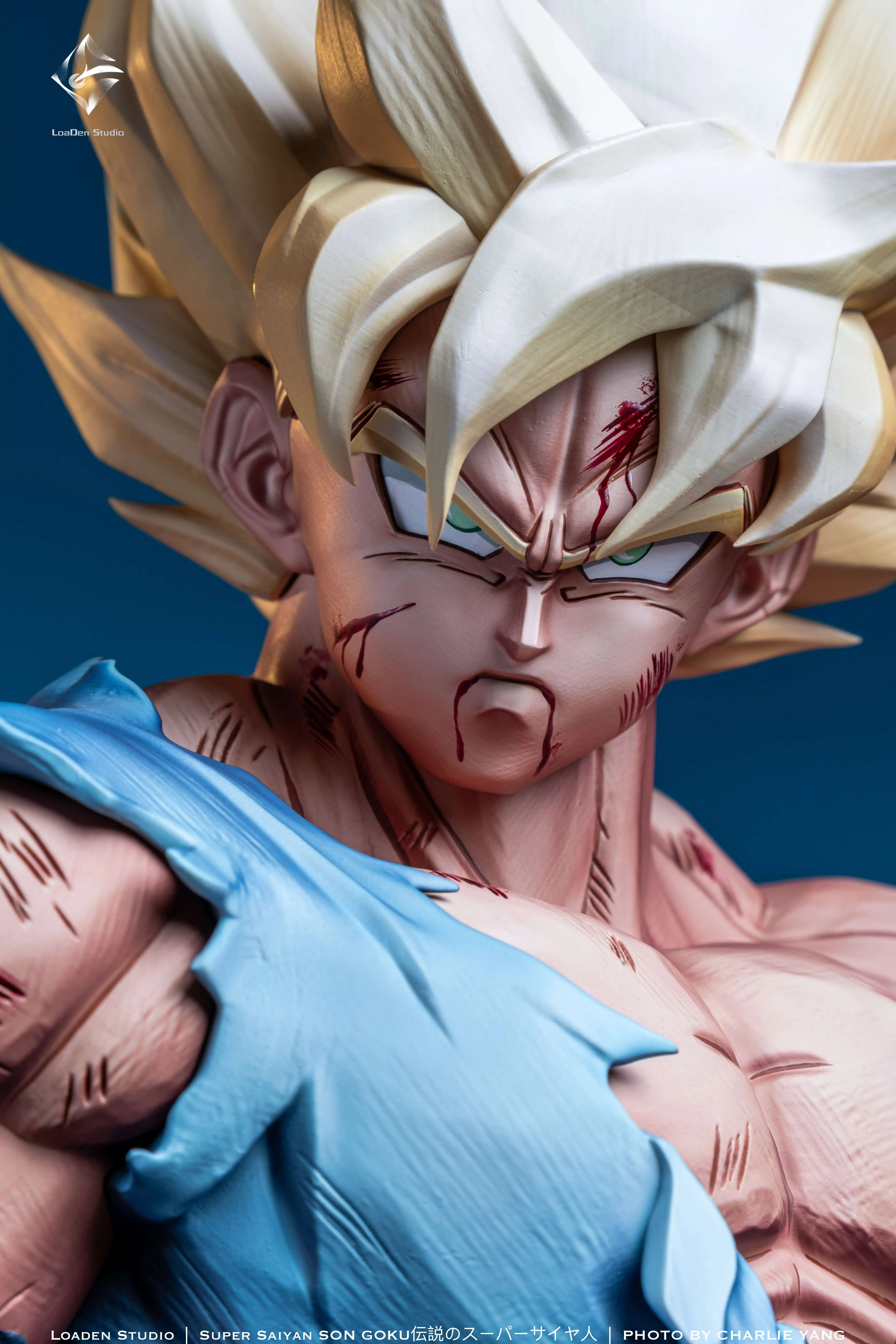 【Pre-sale】1/3 Scale 007 Bust of SS Goku-Dragon Ball-LoaDen Studio