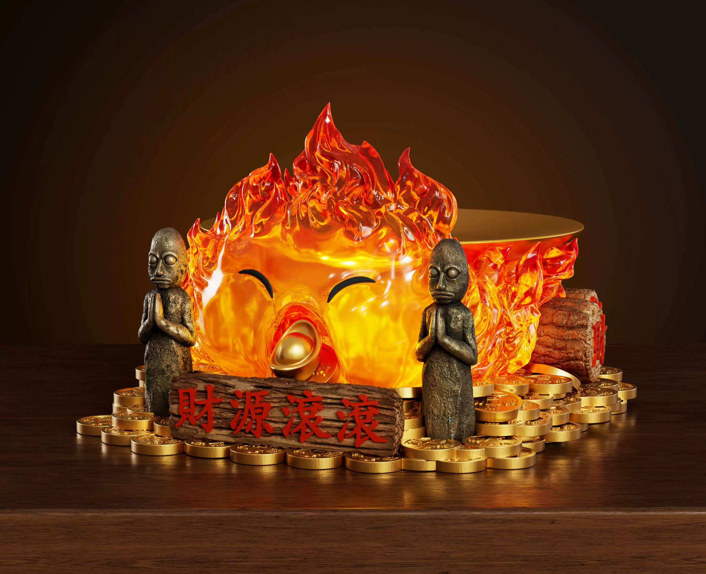 【Pre-sale】Wealth Attraction Calcifer-wawa Studio