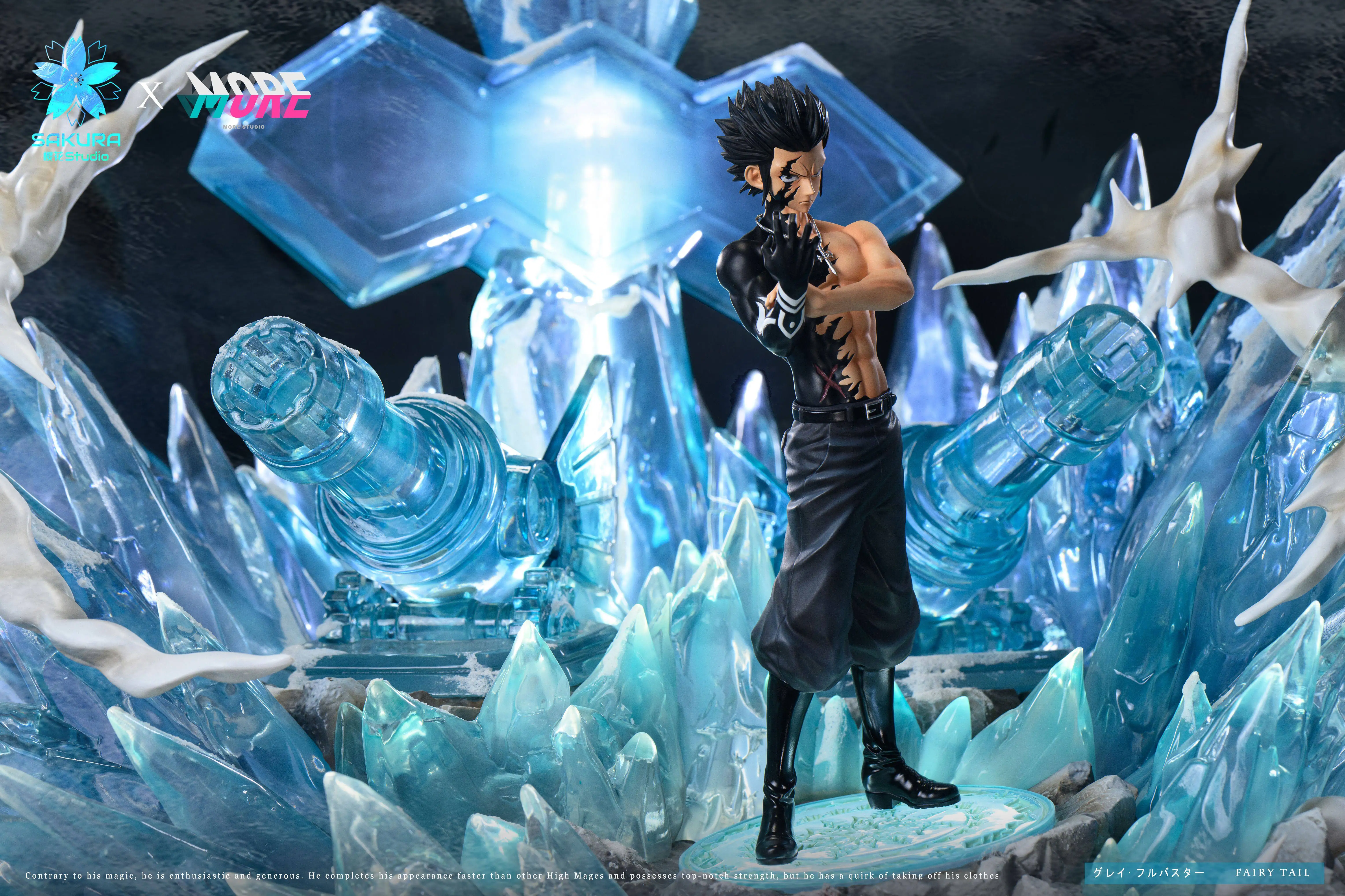 【Pre-sale】1/6 Scale Gray Fullbuster with LED-FAIRY TAIL-Sakura Studio × More Studio