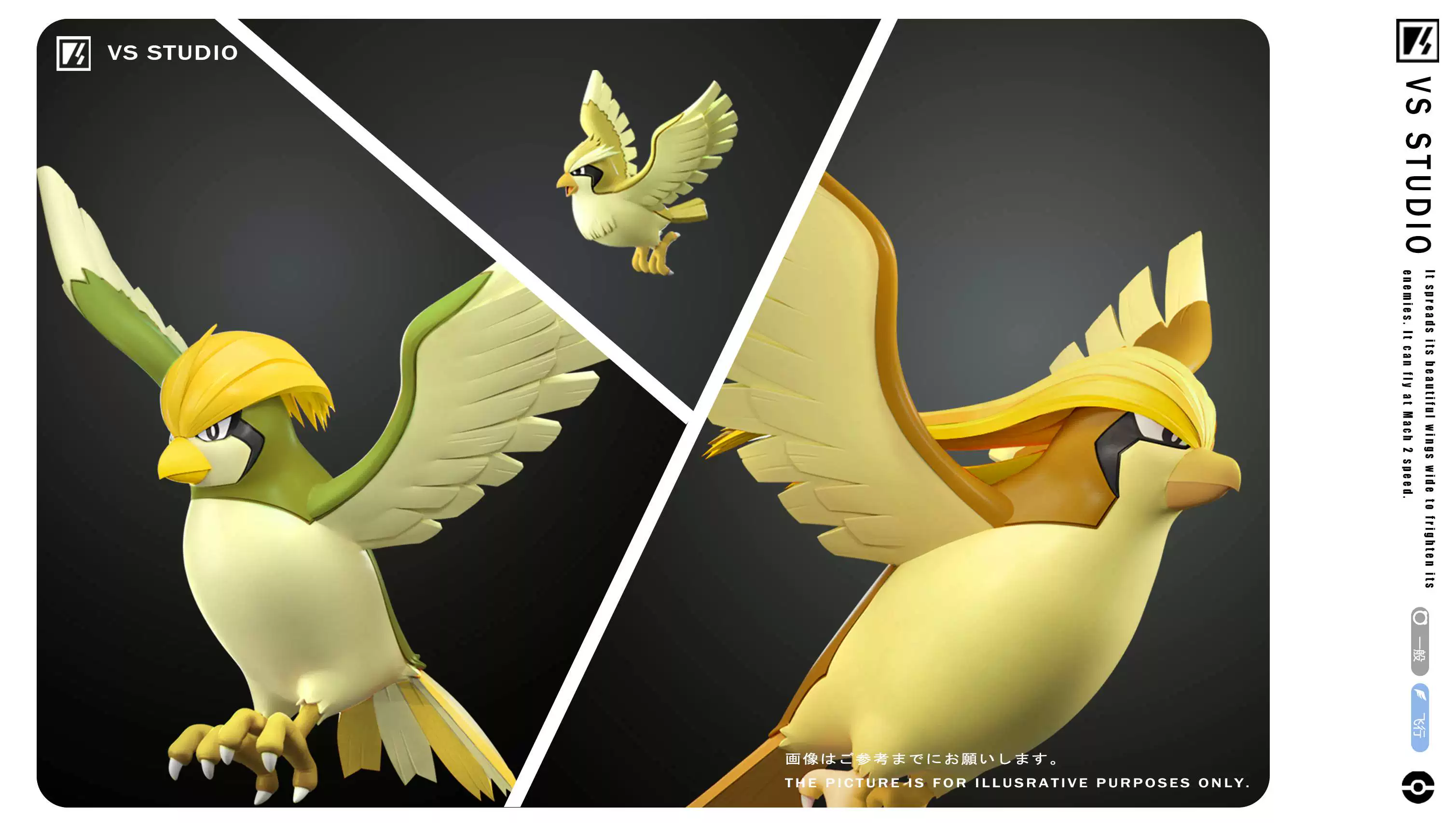 【Pre-sale】1/20 Scale Pidgeot Evolution Group-Pokemon-VS Studio