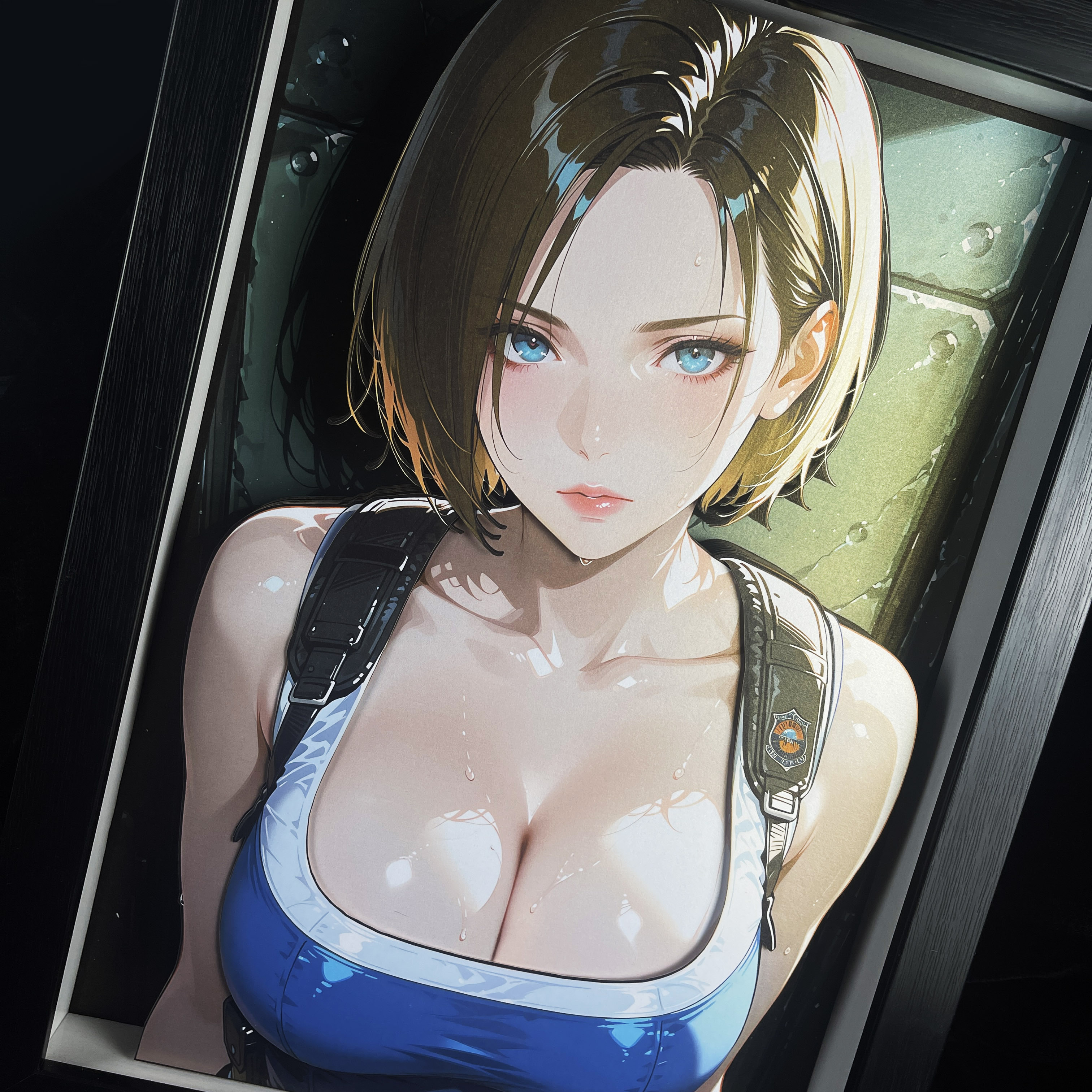 【Pre-sale】Decorative Painting of Jill Valentine-Black and White Studio