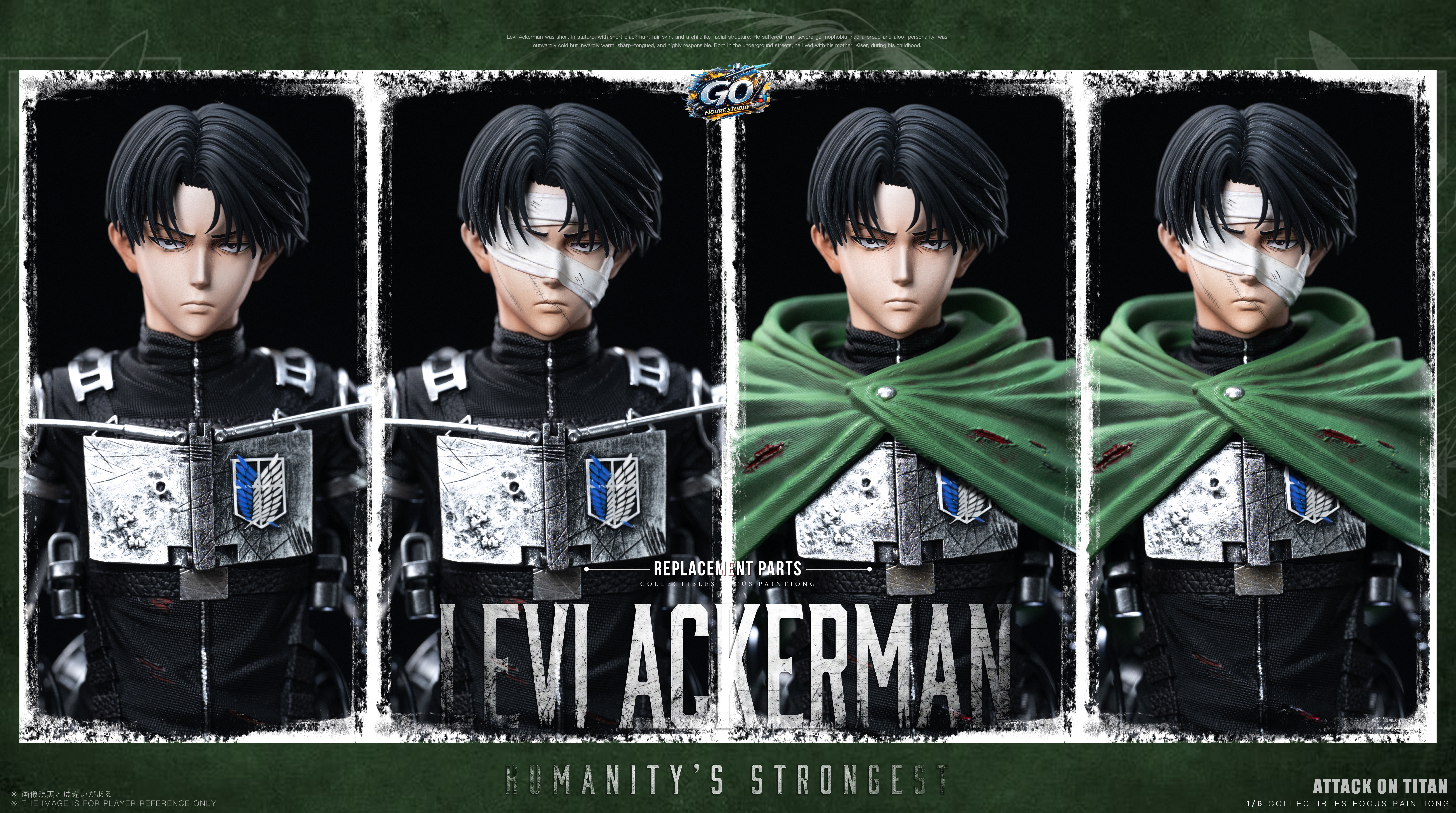 【Pre-sale】Levi-Attack on Titan-GO FIGURE Studio