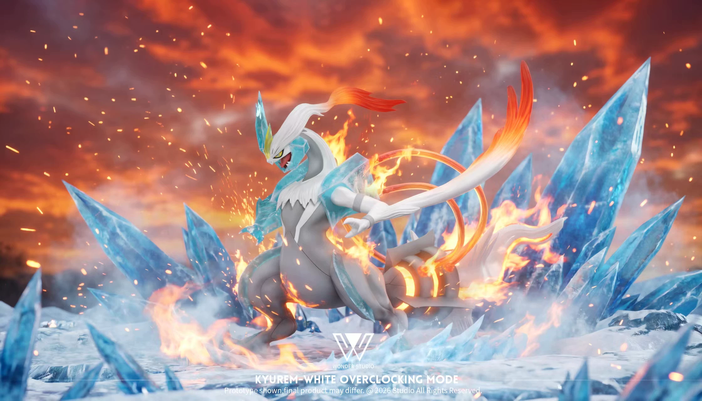 【Pre-sale】1/20 Scale Kyurem-Pokemon-Wonder Studio