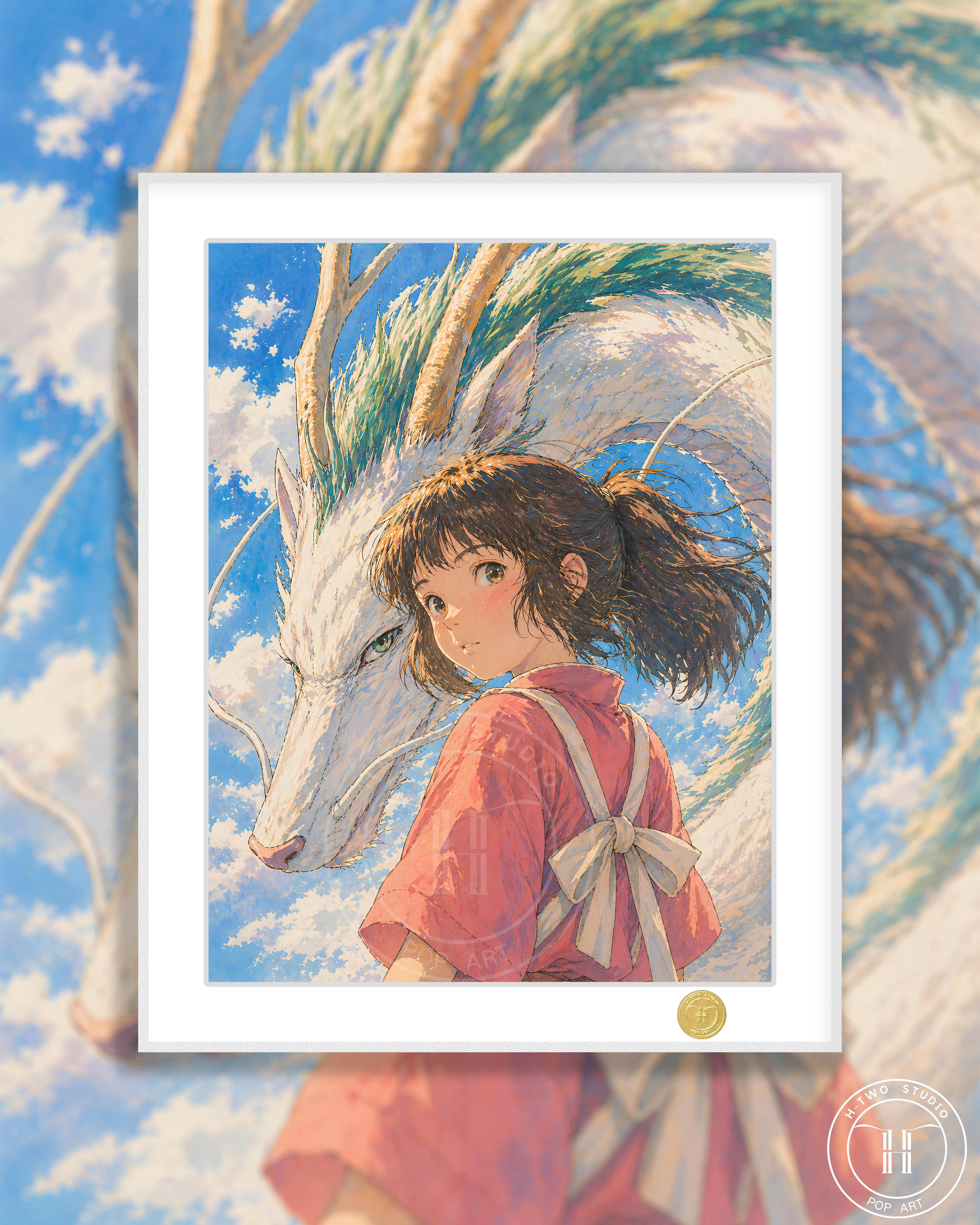 【Pre-sale】Decorative Painting of Ogino Chihiro and Nigihayami Kohakunushi-H2 Studio