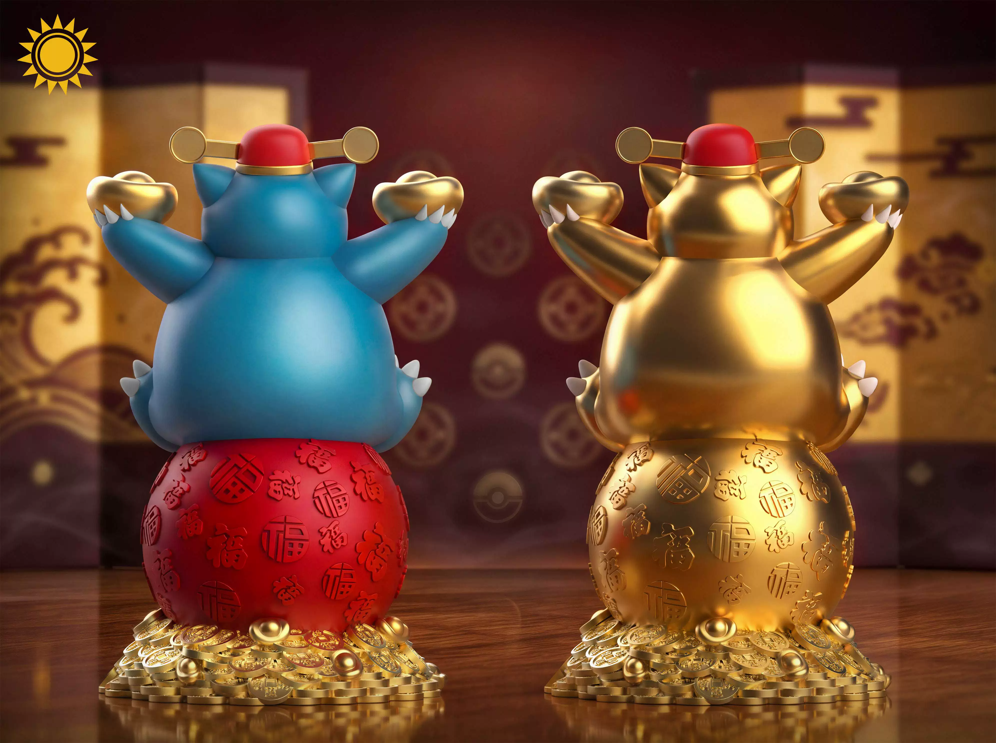 【Pre-sale】Wealth Attraction Lucky Bag Snorlax-Pokemon-SUN Studio