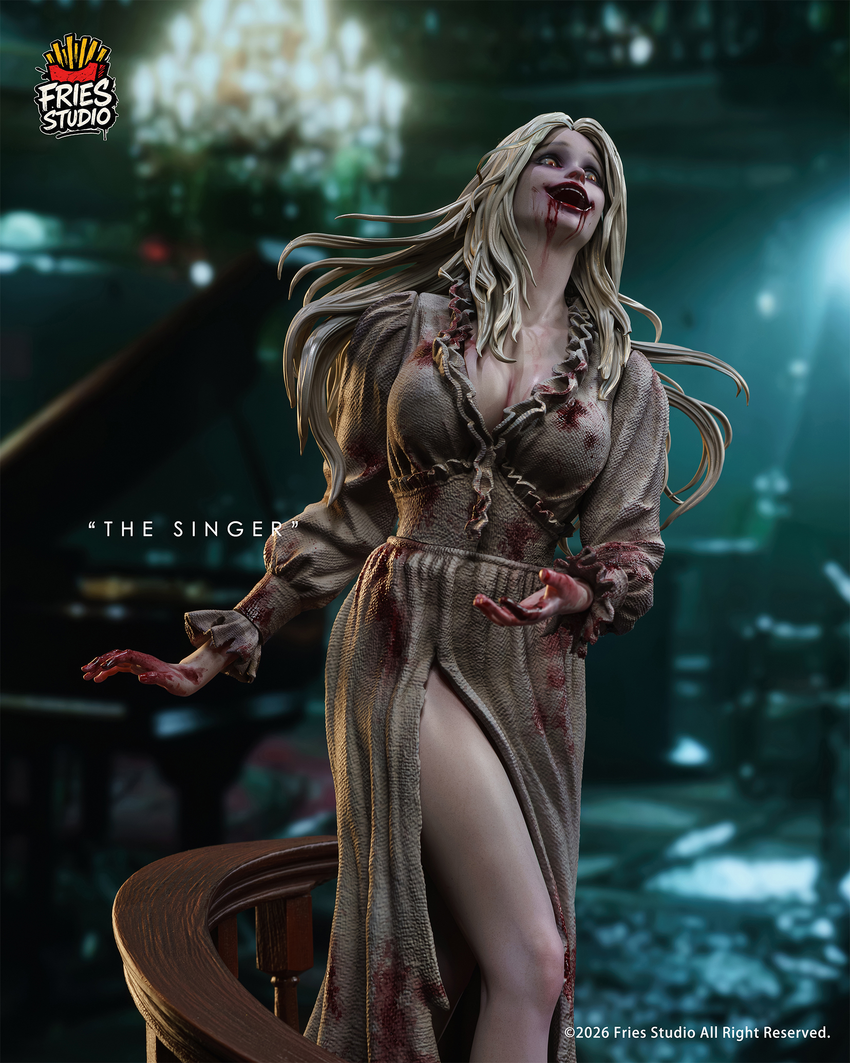 【Pre-sale】1/3 Scale The Singer-Resident Evil-Fries Studio