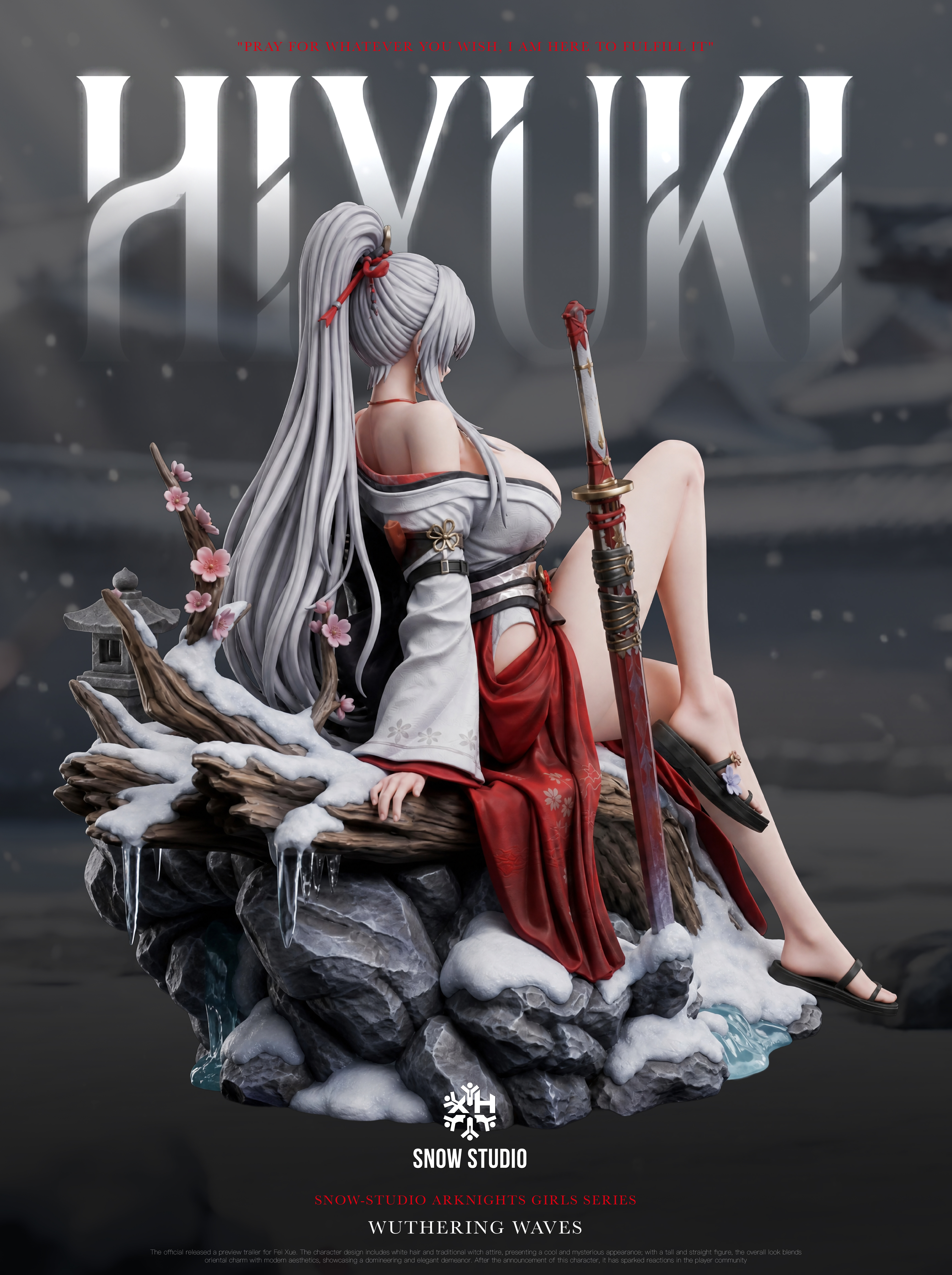 【Pre-sale】1/6 Scale Hiyuki-Wuthering Waves-Snow Studio