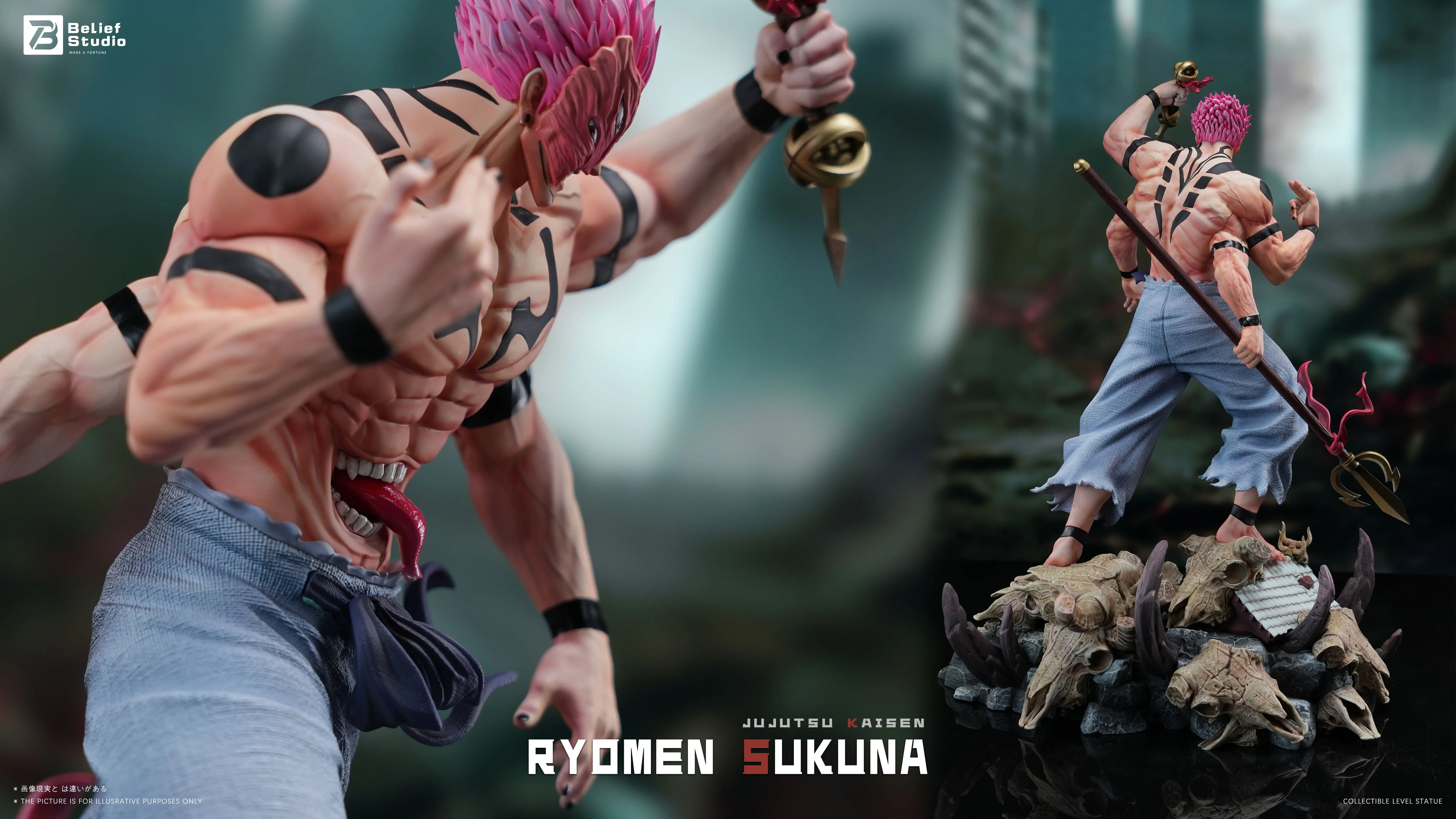 【Pre-sale】1/6 Scale 4 Hands Ryomen Sukuna-Jujutsu Kaisen-Belief Studio