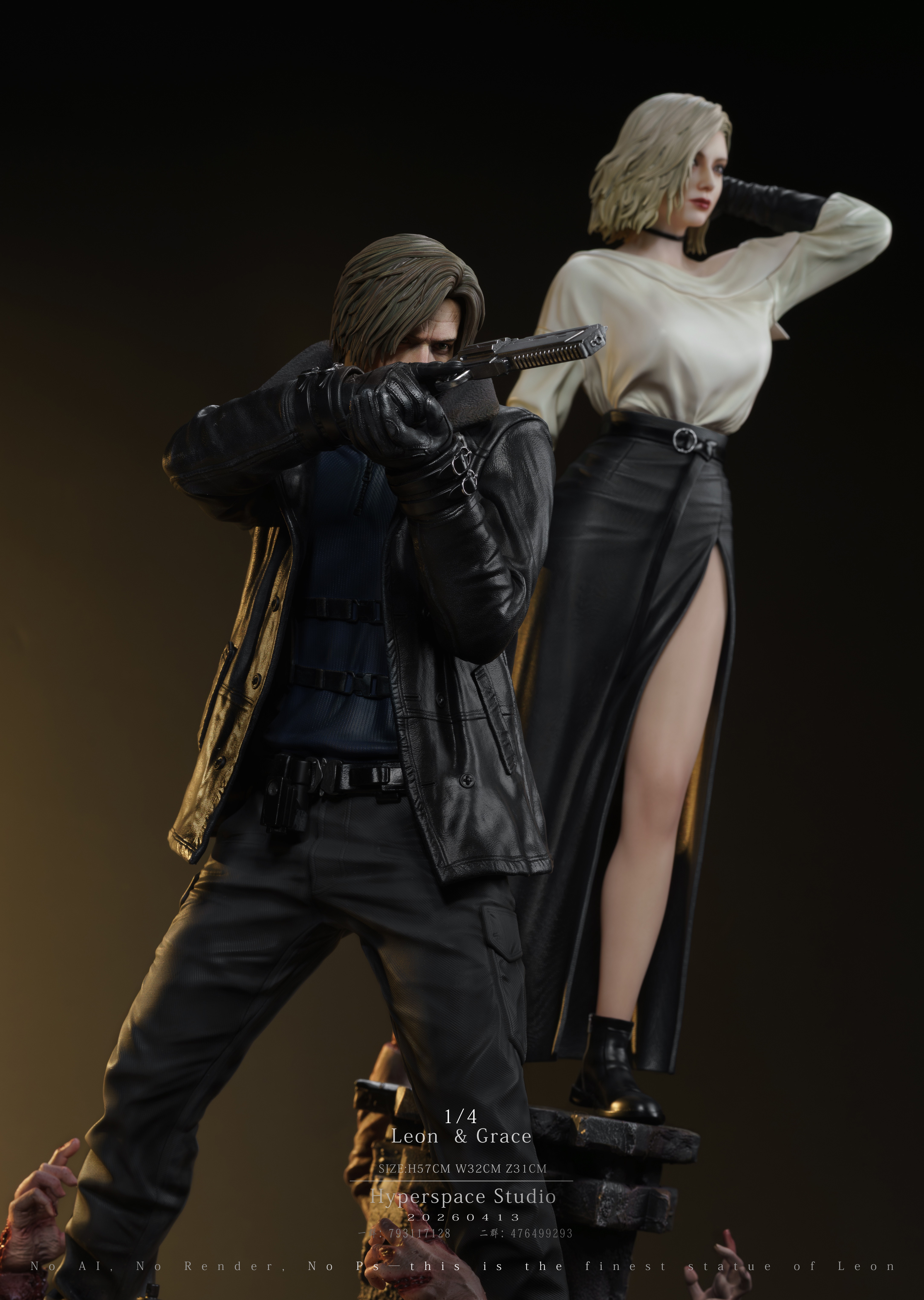 【Pre-sale】1/4 Scale Leon and Grace-HP Studio