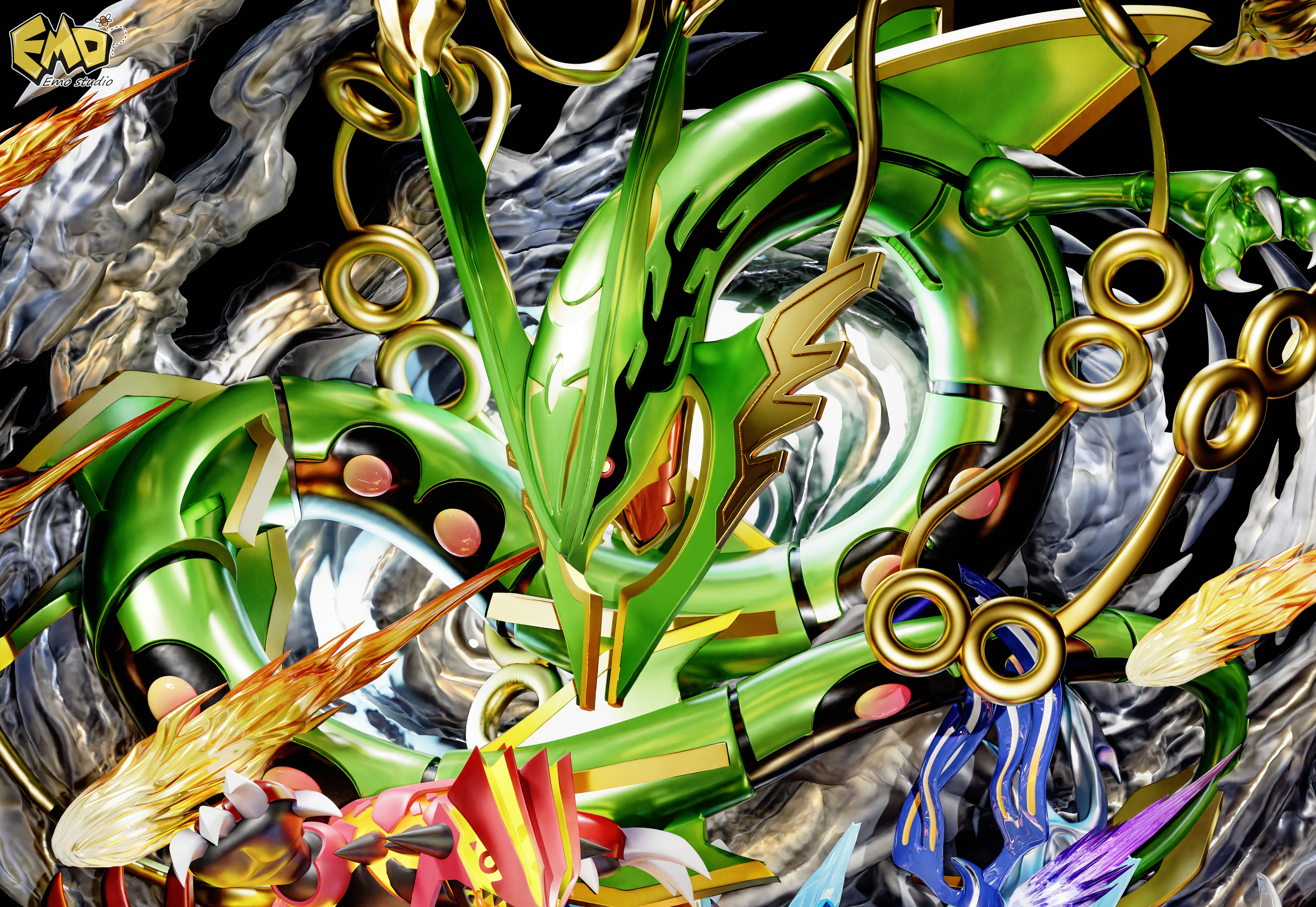 【Pre-sale】002 Mega Articuno, ‌Zapdos‌ and Moltres-Emo Studio