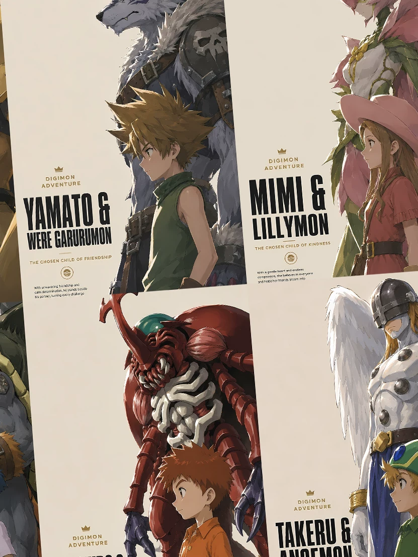 【Pre-sale】Decorative Painting of Digimons-Digimon Adventure-XingKong Studio