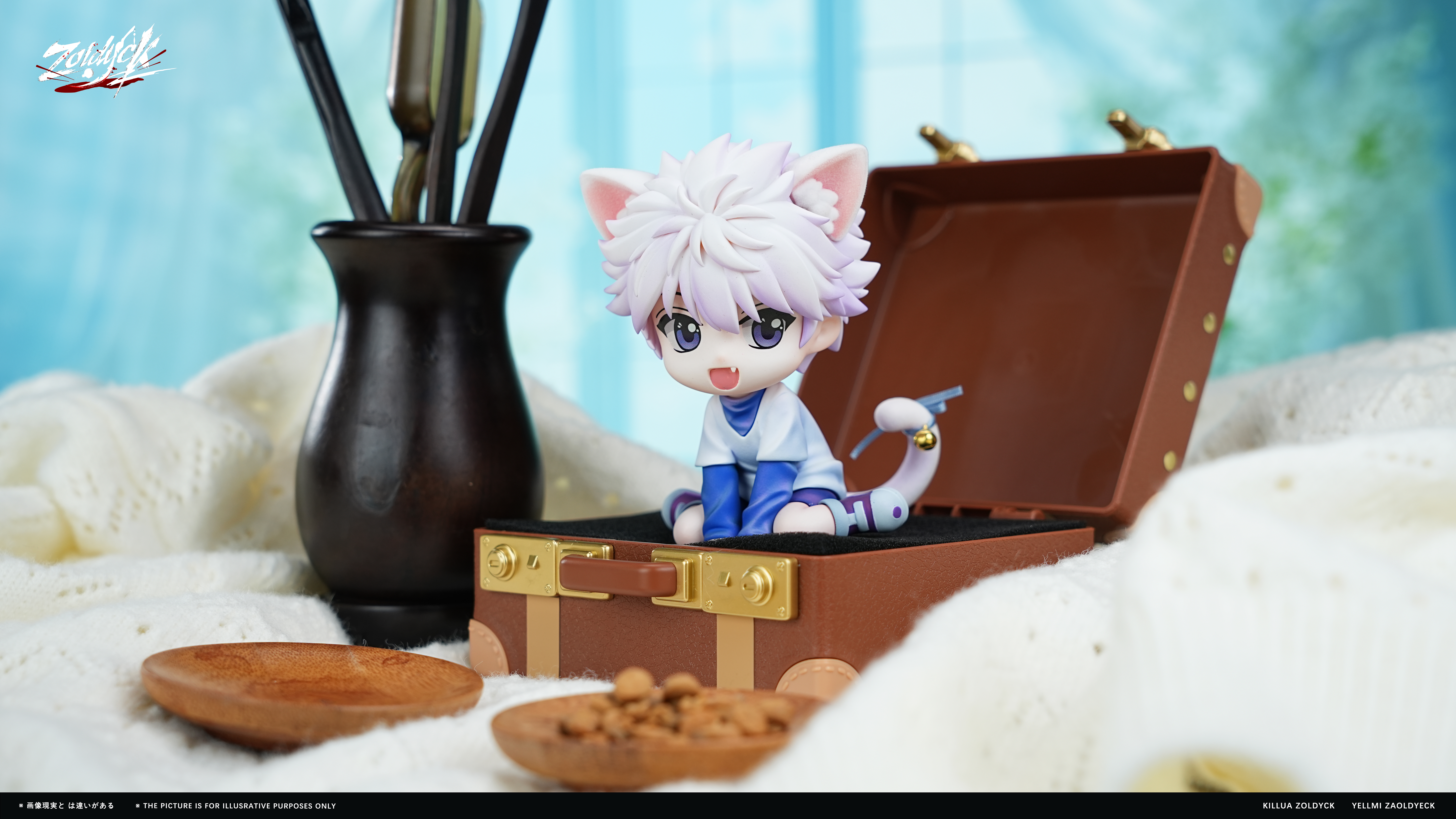 【Pre-sale】Q Version Cat Killua and Yellmi-Hunter X Hunter-Zoldyck (ZDK) Studio