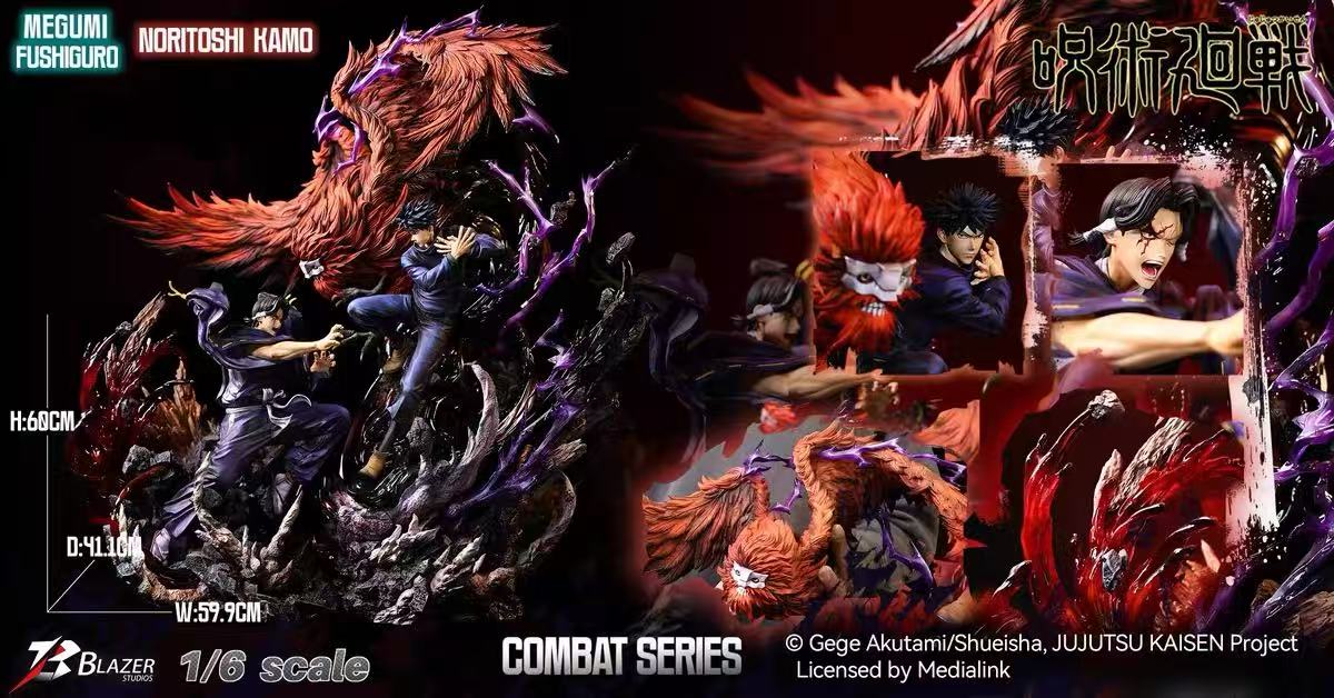 【Pre-sale】1/6 Scale Fushiguro Megumi and Noritoshi Kamo-Jujutsu Kaisen-Blazer Studio