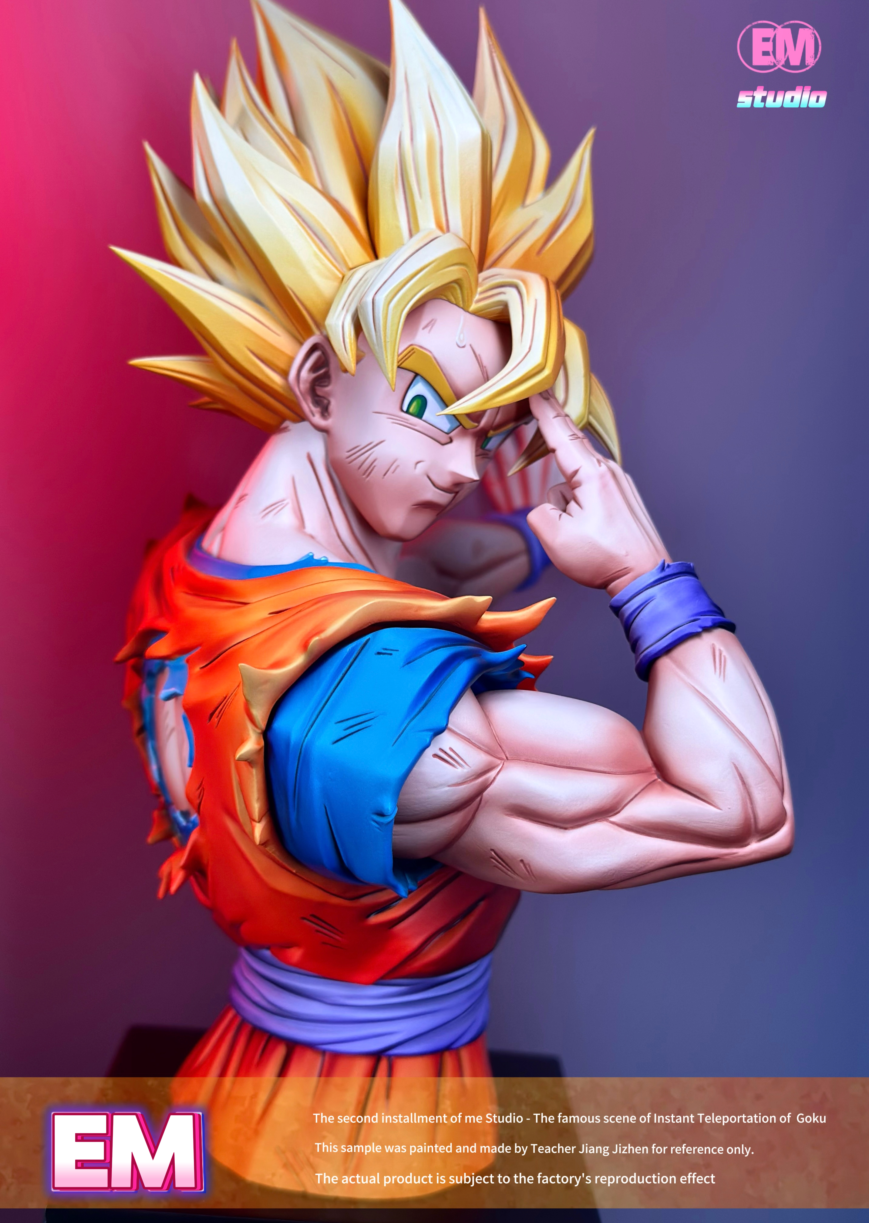 【Pre-sale】1/5 Scale 002 Bust of Goku-Dragon Ball-EM Studio