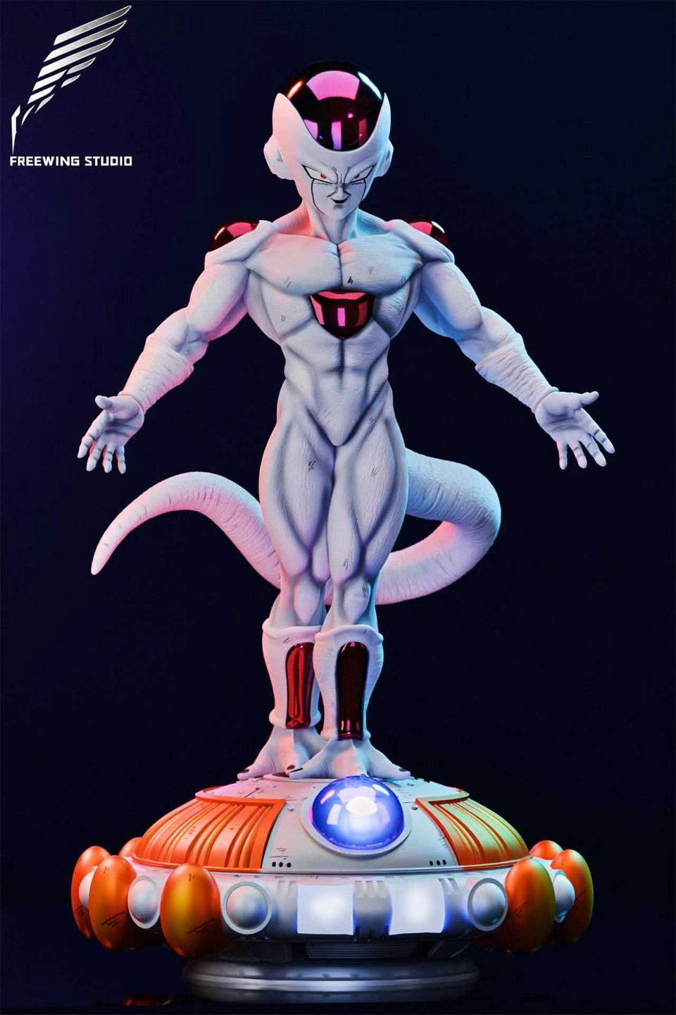 【Pre-sale】1/2 Scale Fourth Form Frieza with LED-Dragon Ball-Freewing Studio