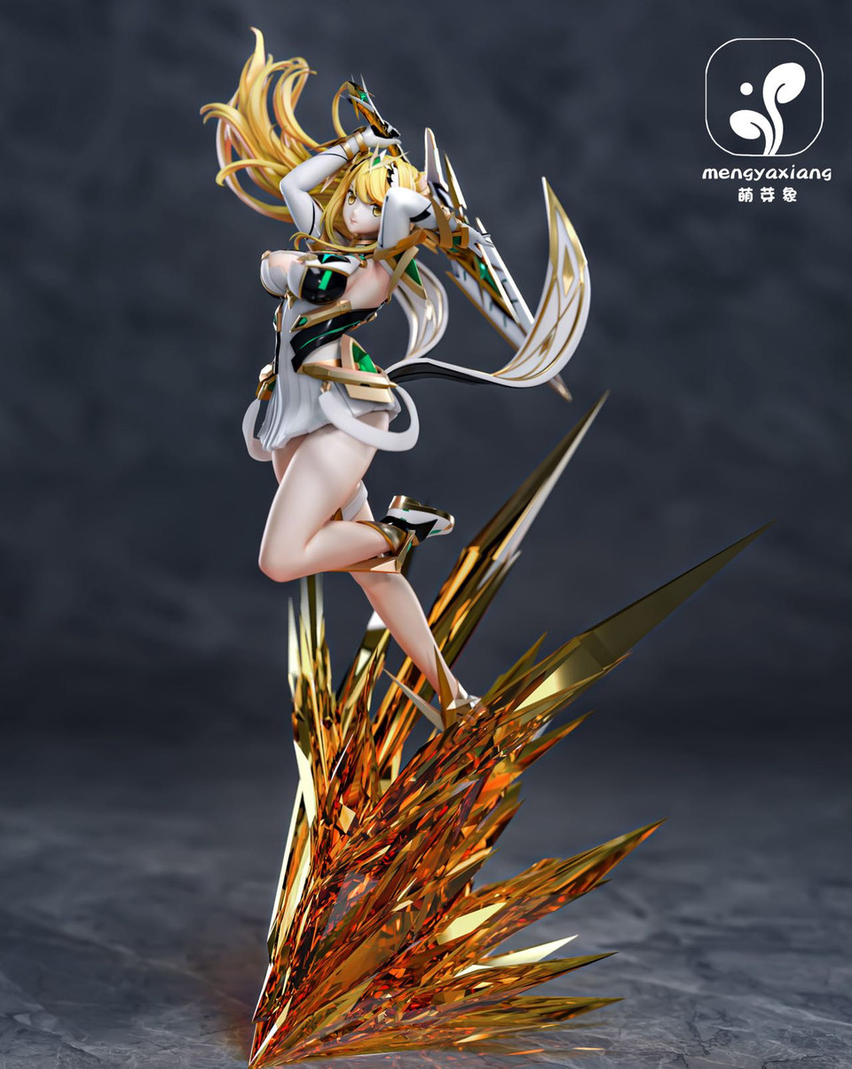 【Pre-sale】1/6 Scale Mythra and Pyra-Xenoblade Chronicles 2-MengYaXiang Studio