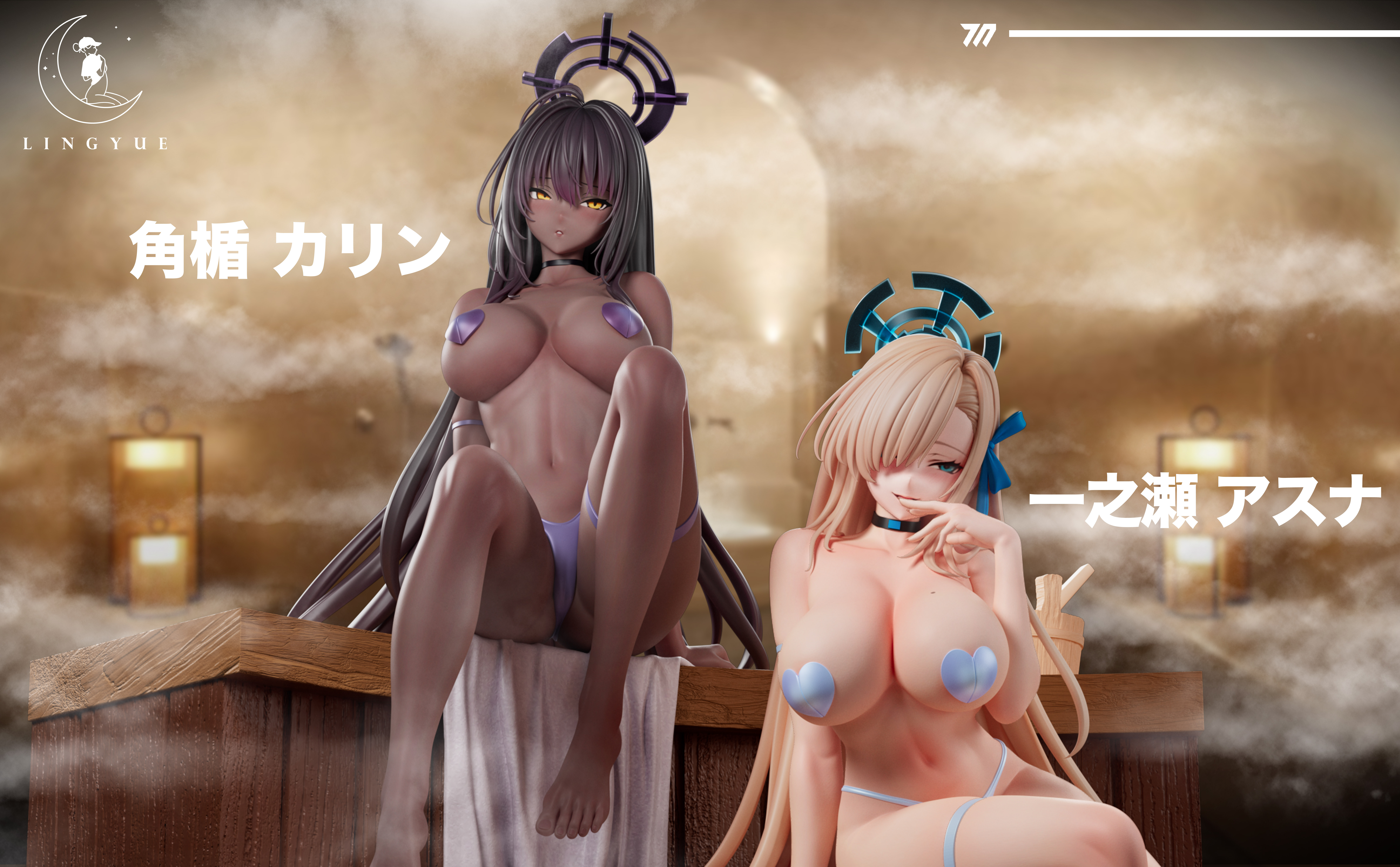 【Pre-sale】1/6 Scale Asuna and Karin-Blue Archive-LingYue Studio
