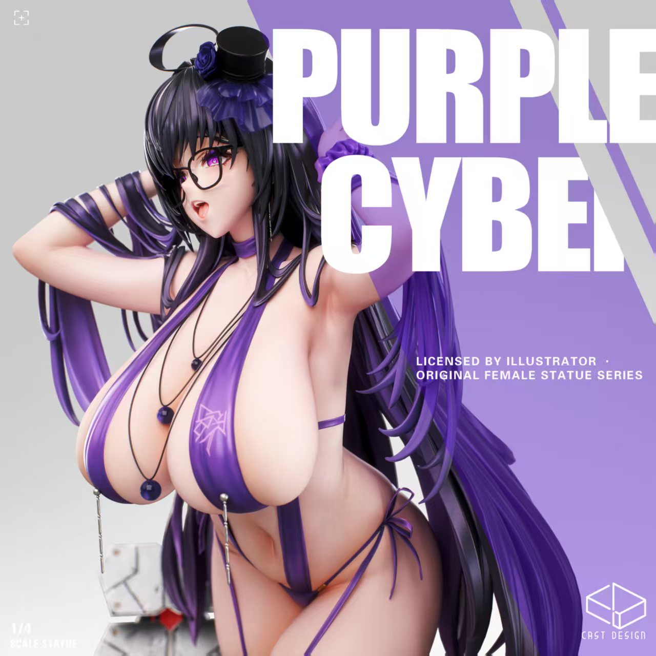 【Pre-sale】1/4 Scale No.1 Purple Cyber-CastDesign Studio