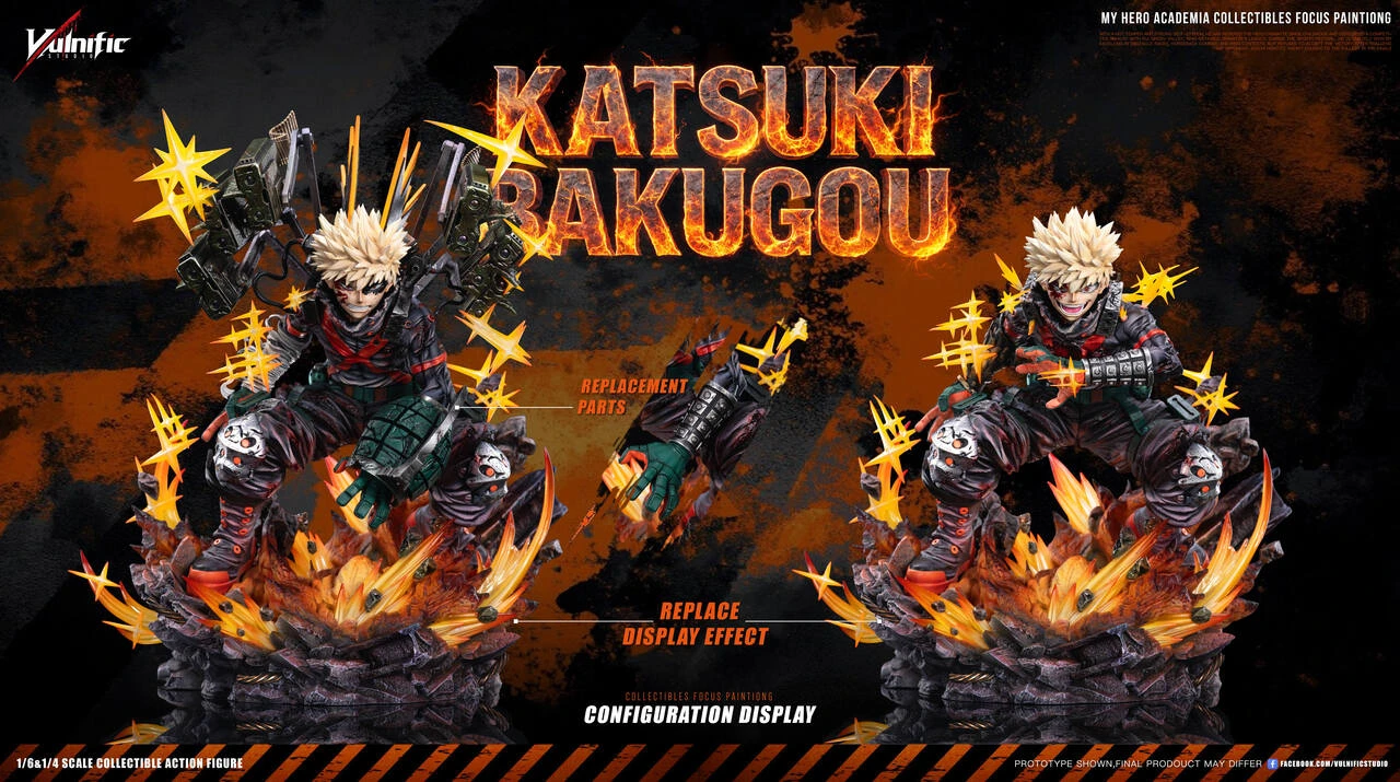 【Pre-sale】1/6 and 1/4 Scale Katsuki Bakugo-My Hero Academia-Vulnific Studio