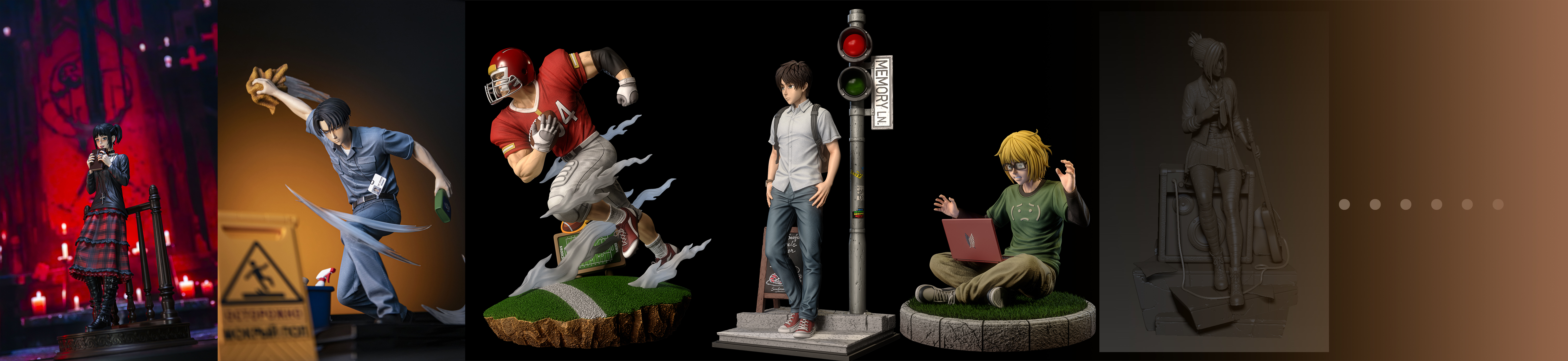 【Pre-sale】Armin and Eren-Attack on Titan-Model Power studio