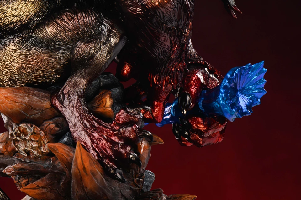 【Pre-sale】1/10 Scale Furious Rajang with LED-Monster Hunter-SWORD and WING Studio