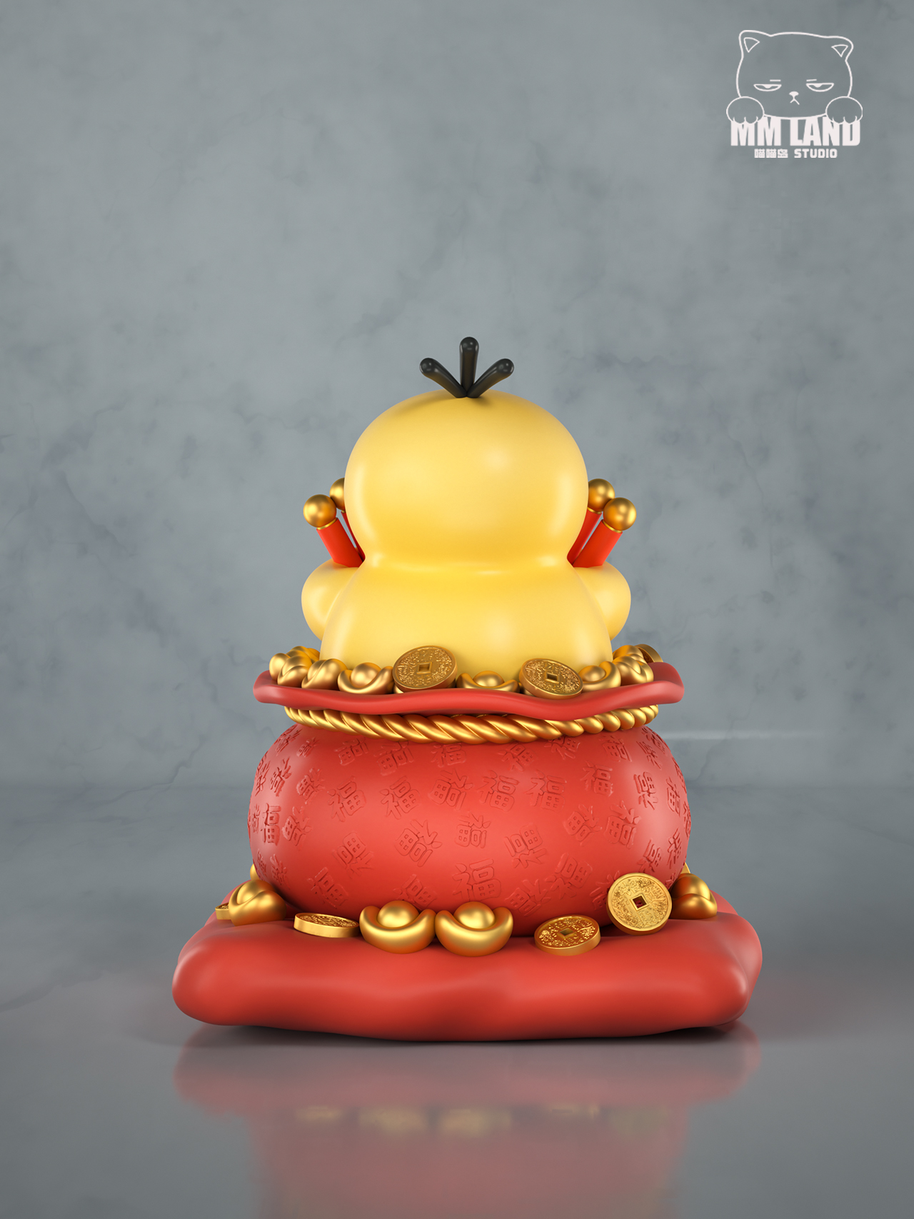 【Pre-sale】Wealthy Psyduck-Pokemon-MMLAND Studio