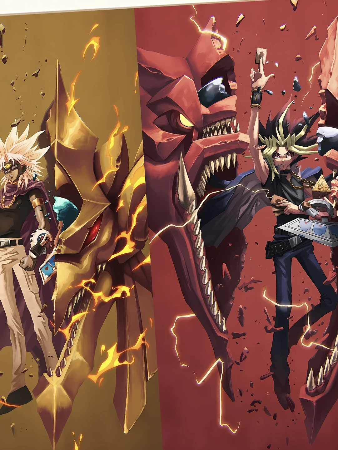 【Pre-sale】Decorative Painting of Three Main Characters-Yu-Gi-Oh! Duel Monsters-XingKong Studio