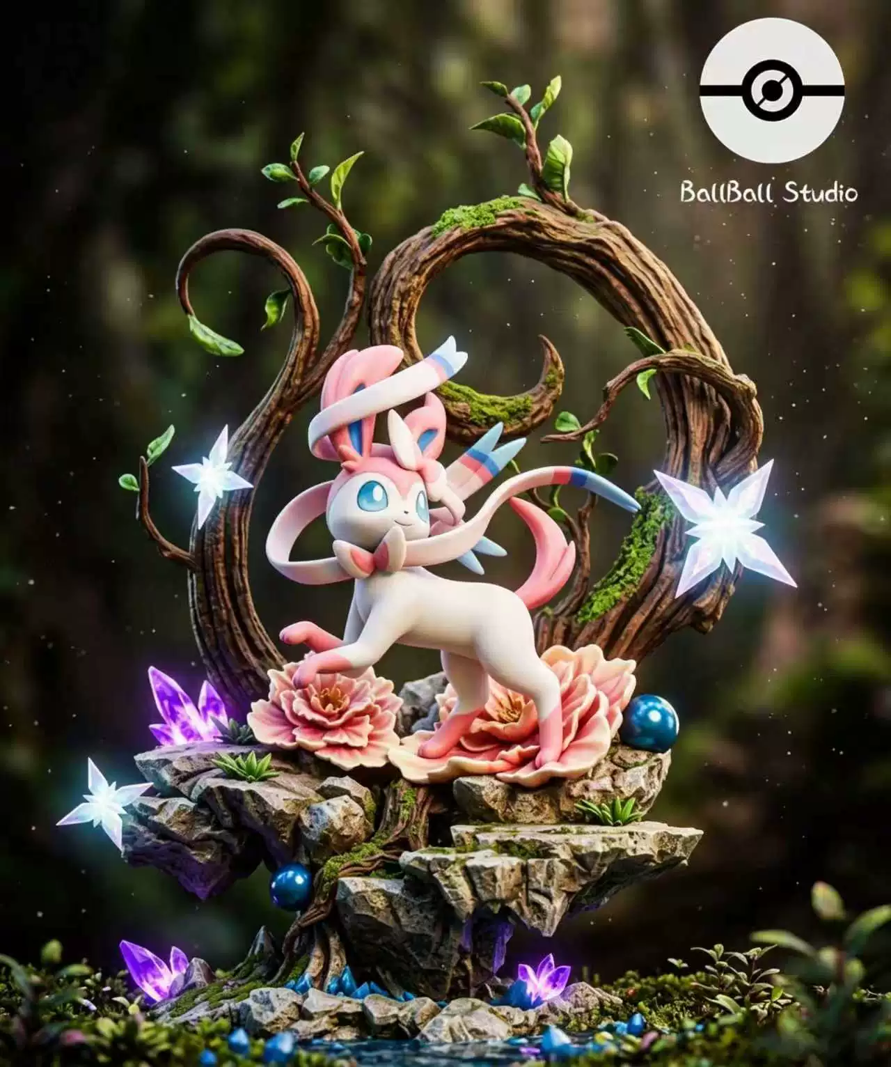 【Pre-sale】1/20 Scale Sylveon-Pokemon-BallBall Studio